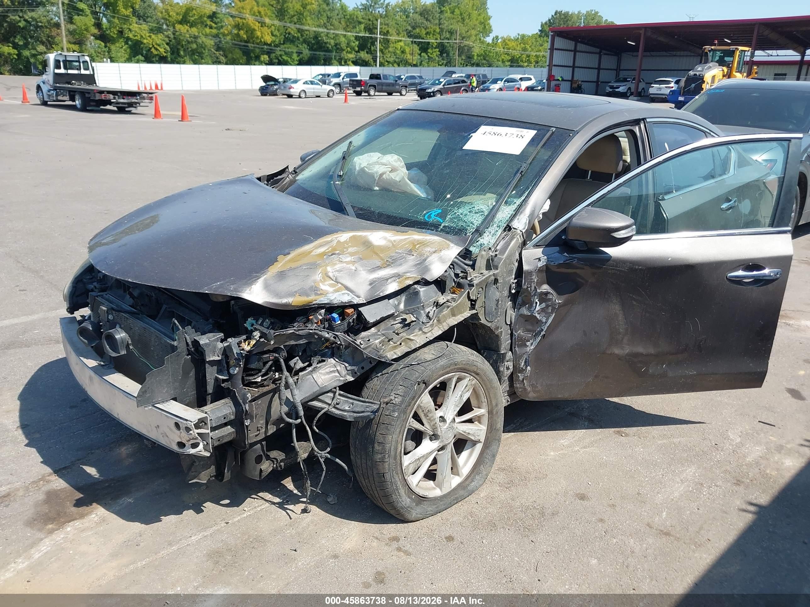 2014 Nissan Altima 2.5 Sl Коричневый vin: 1N4AL3AP3EN238692