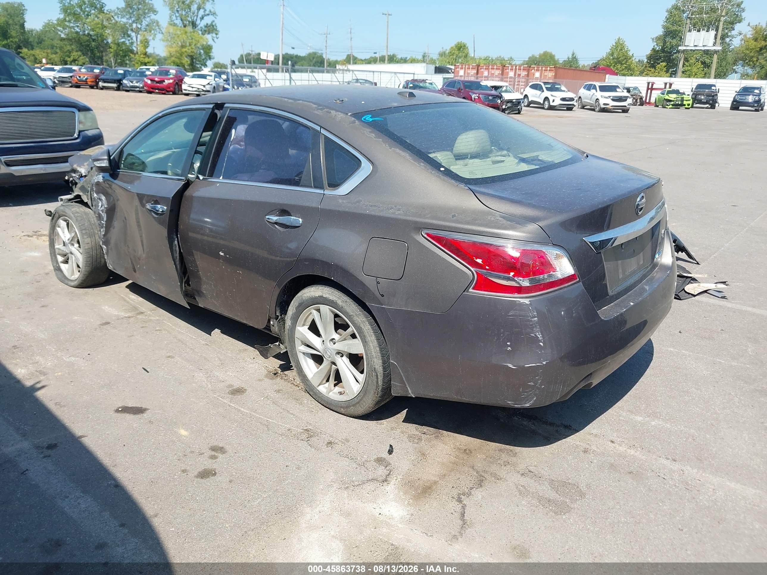 2014 Nissan Altima 2.5 Sl Коричневый vin: 1N4AL3AP3EN238692