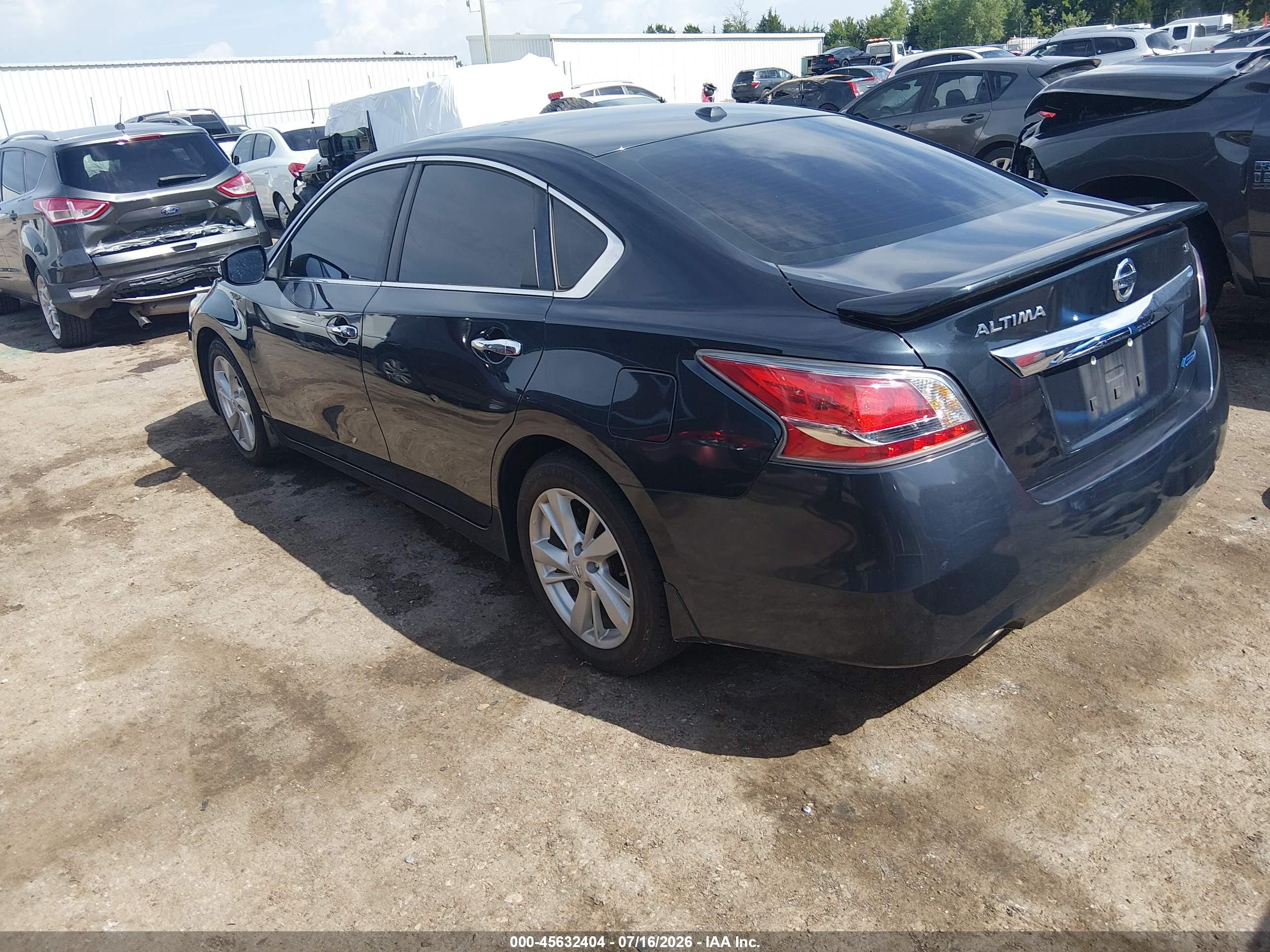 2014 Nissan Altima 2.5 Sl Black vin: 1N4AL3AP3EN245075