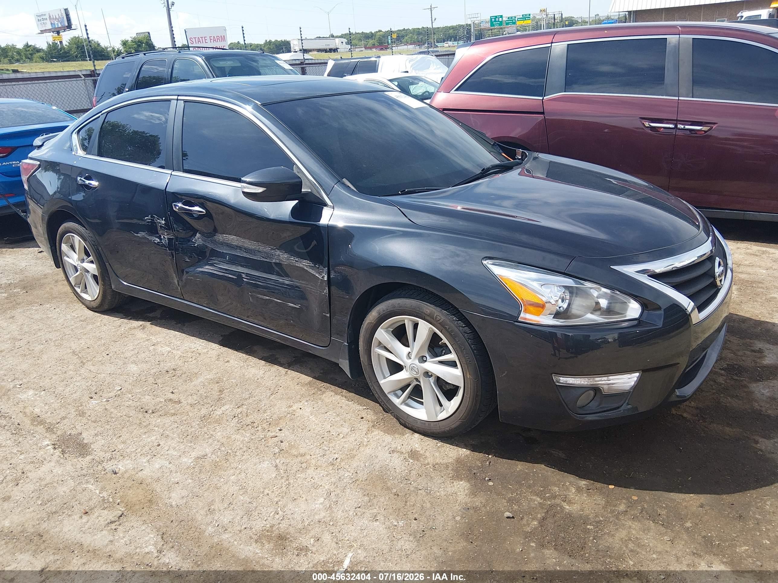 2014 Nissan Altima 2.5 Sl Black vin: 1N4AL3AP3EN245075