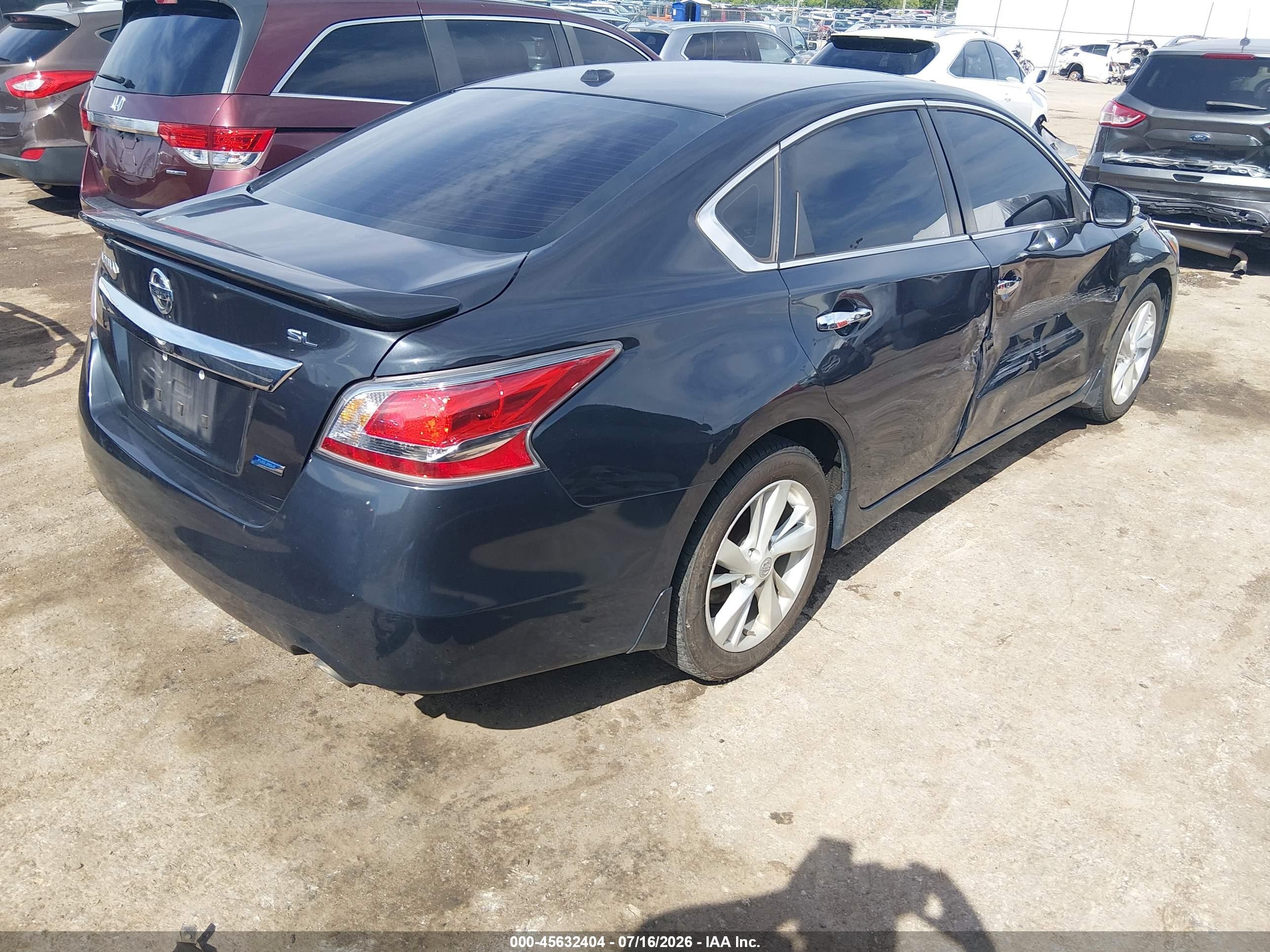 2014 Nissan Altima 2.5 Sl Black vin: 1N4AL3AP3EN245075