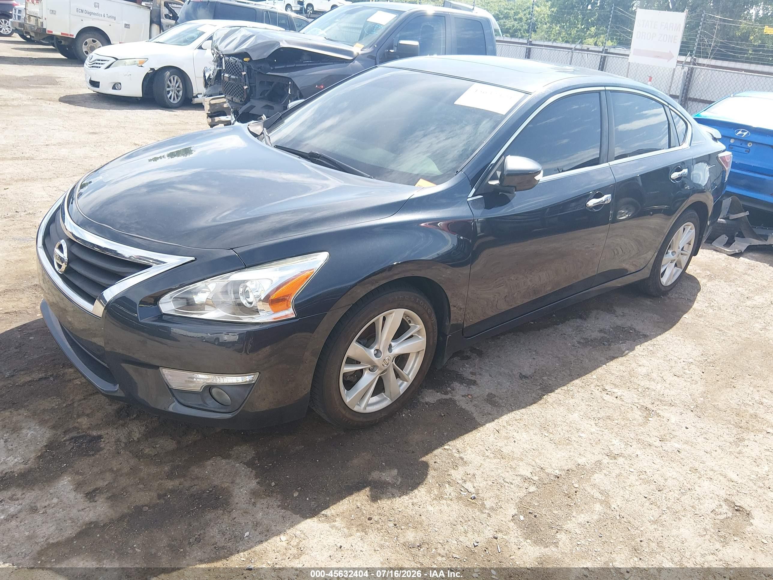 2014 Nissan Altima 2.5 Sl Black vin: 1N4AL3AP3EN245075