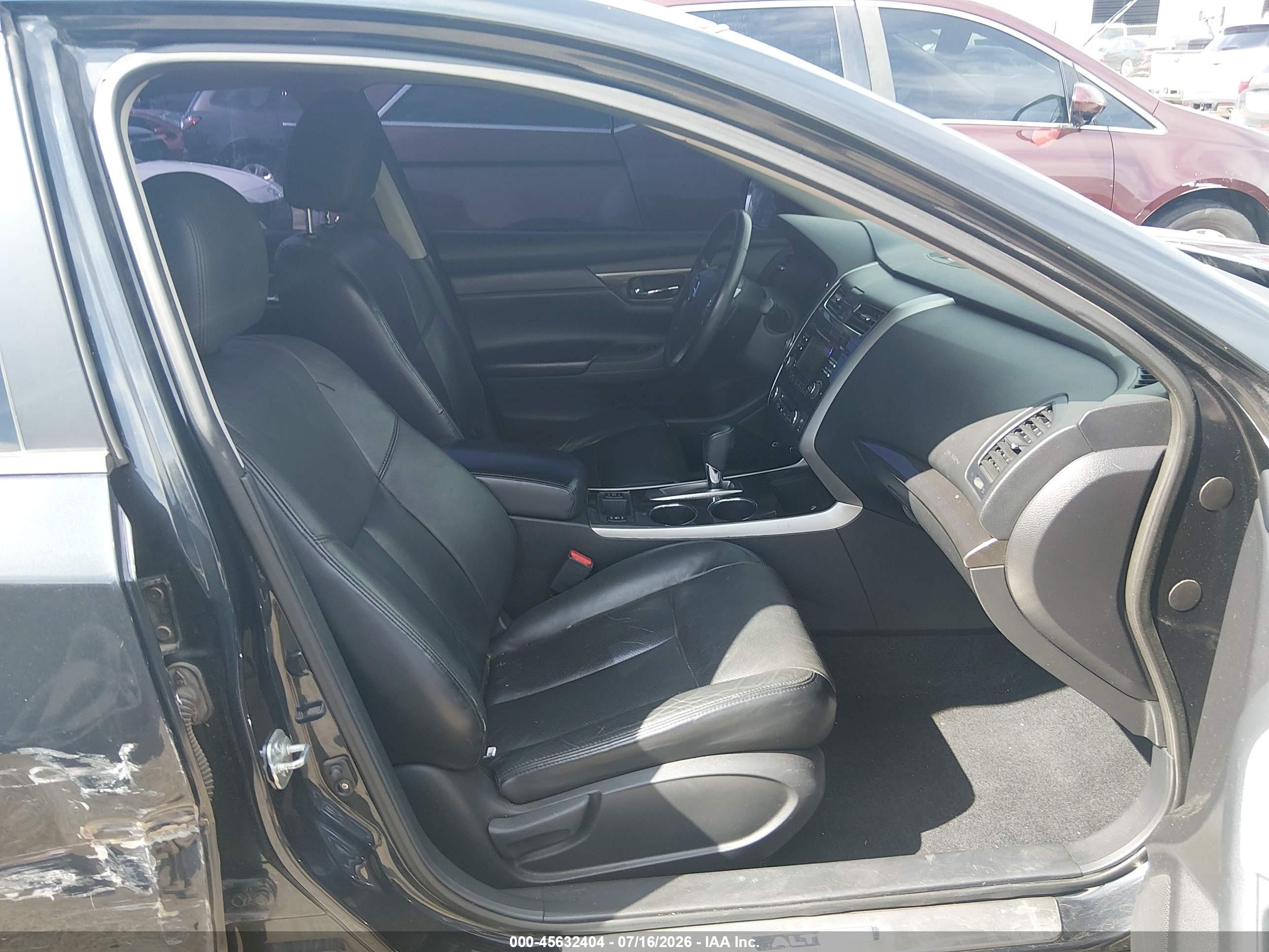 2014 Nissan Altima 2.5 Sl Black vin: 1N4AL3AP3EN245075