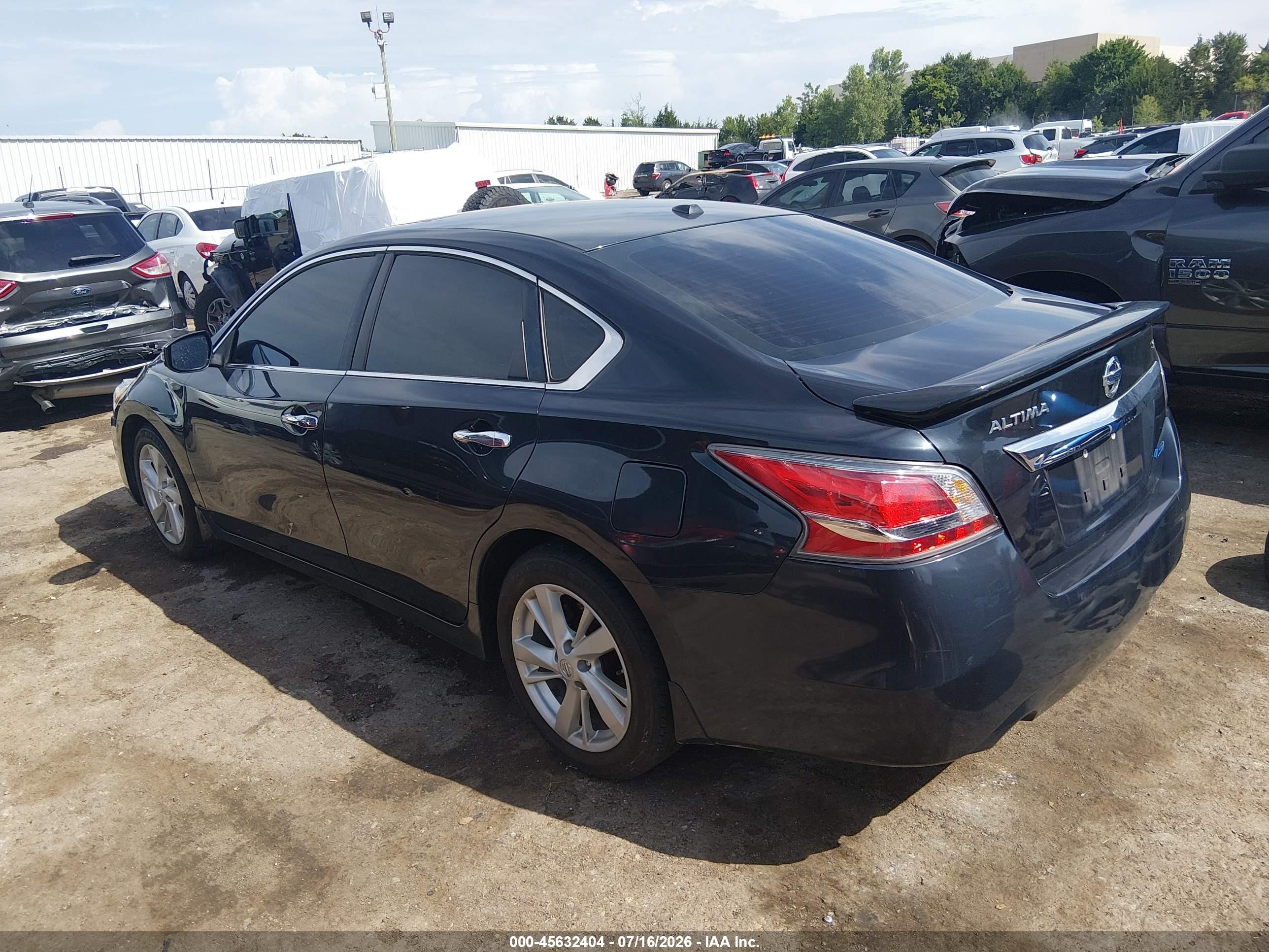 2014 Nissan Altima 2.5 Sl Black vin: 1N4AL3AP3EN245075