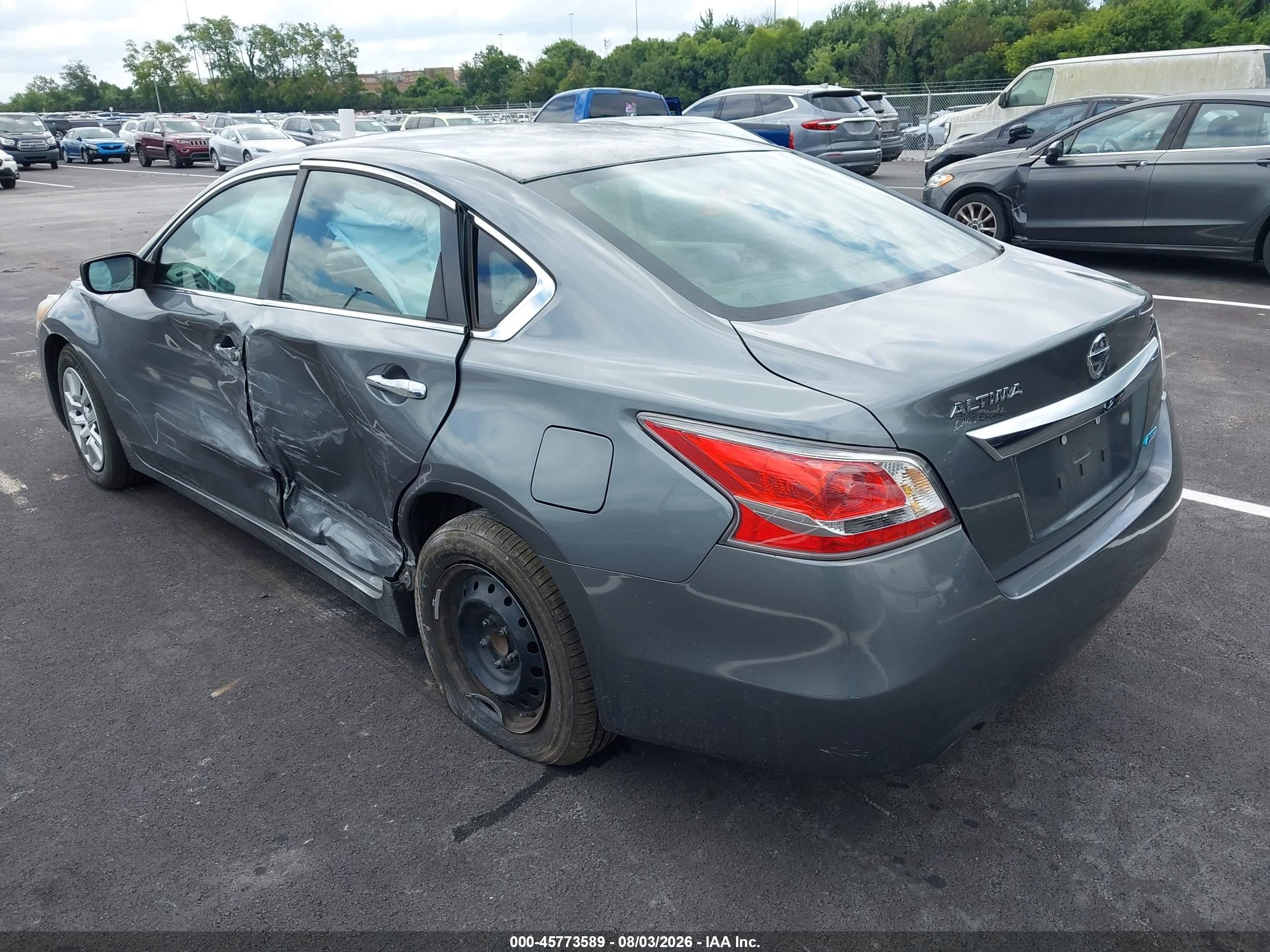 2014 Nissan Altima 2.5 S Серый vin: 1N4AL3AP3EN343717