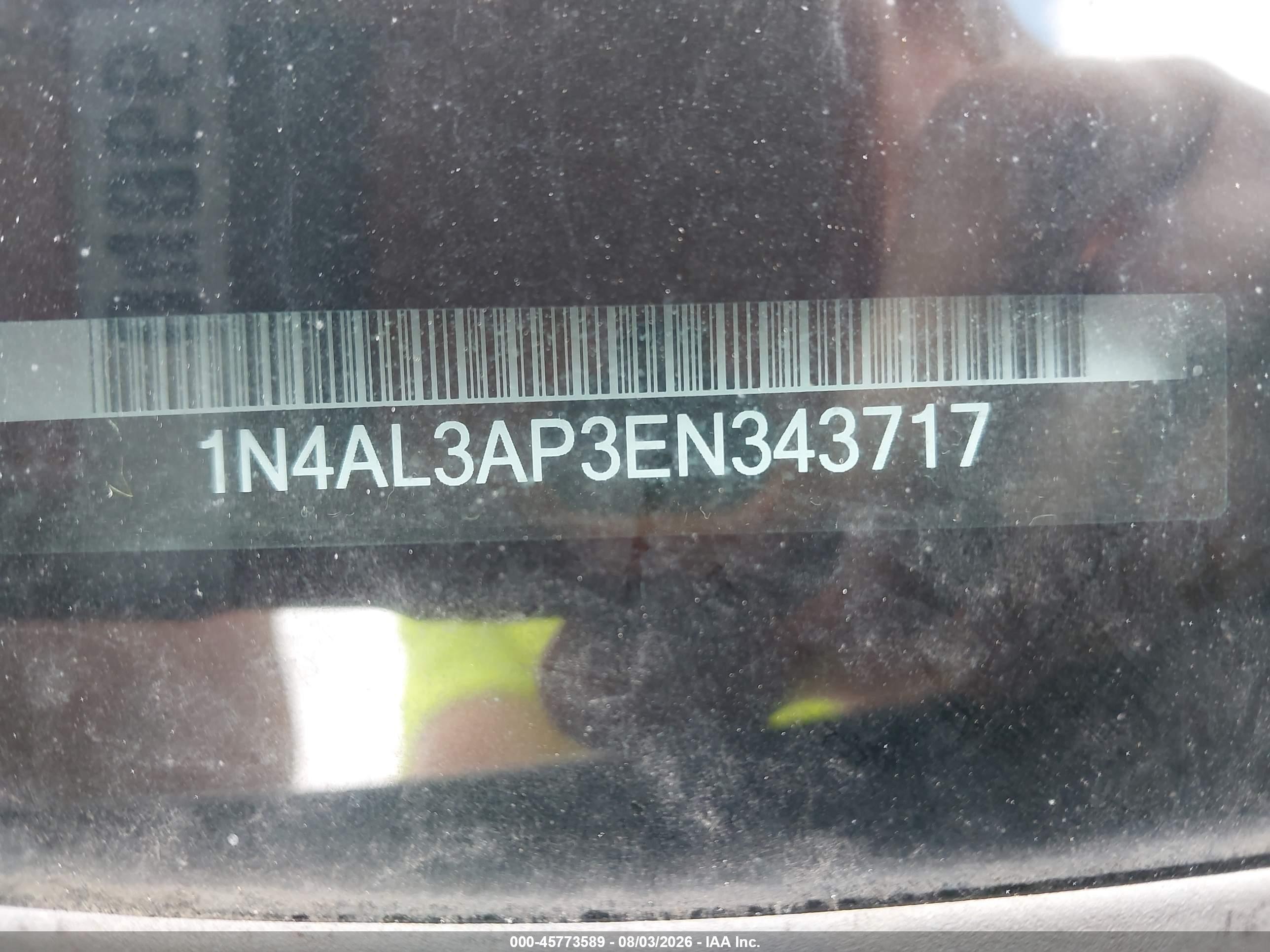 2014 Nissan Altima 2.5 S Серый vin: 1N4AL3AP3EN343717
