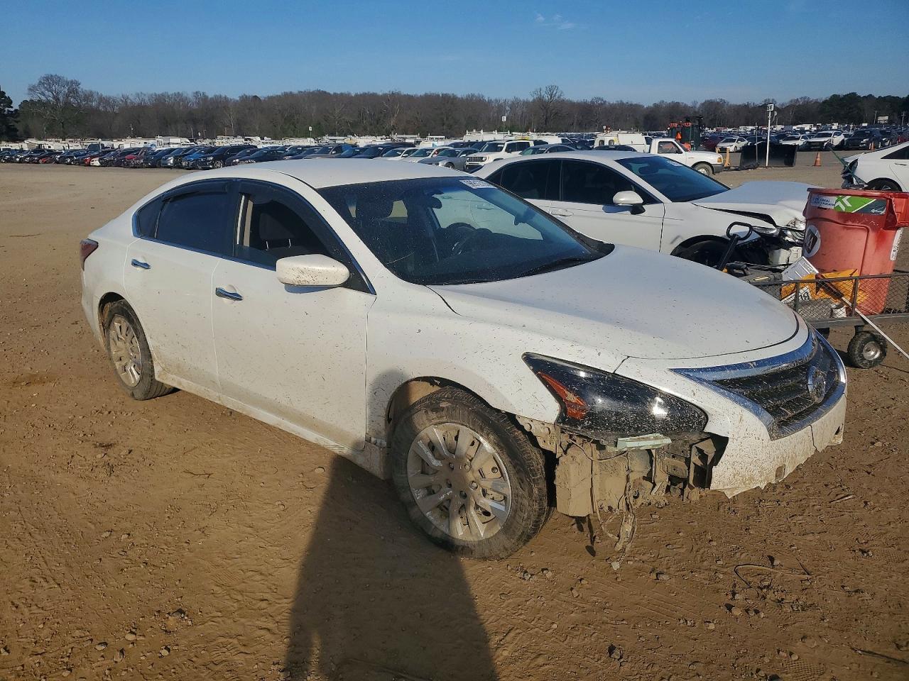 2014 Nissan Altima 2.5 White vin: 1N4AL3AP3EN368407