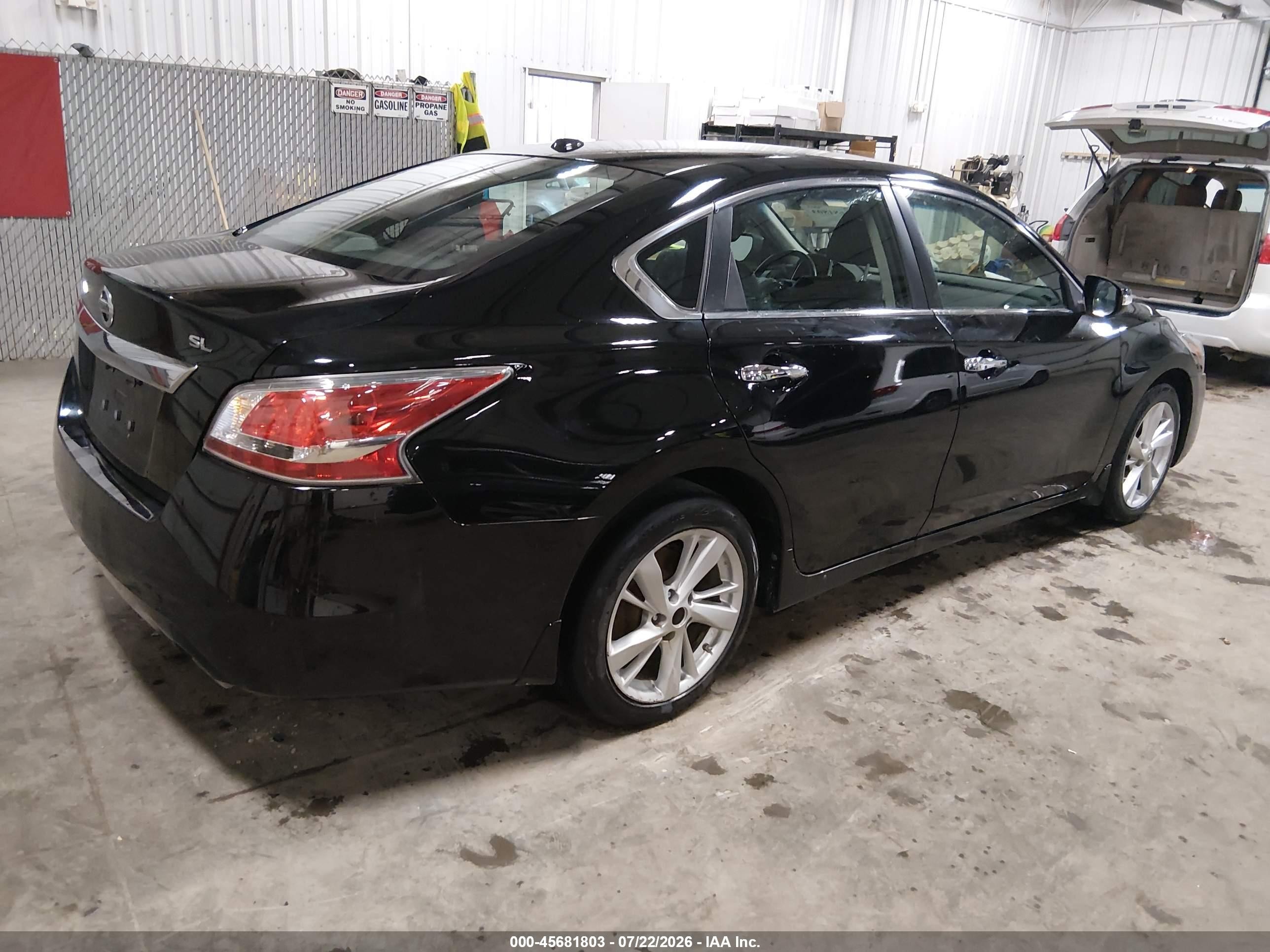 2015 Nissan Altima 2.5 Sl Black vin: 1N4AL3AP3FC101572