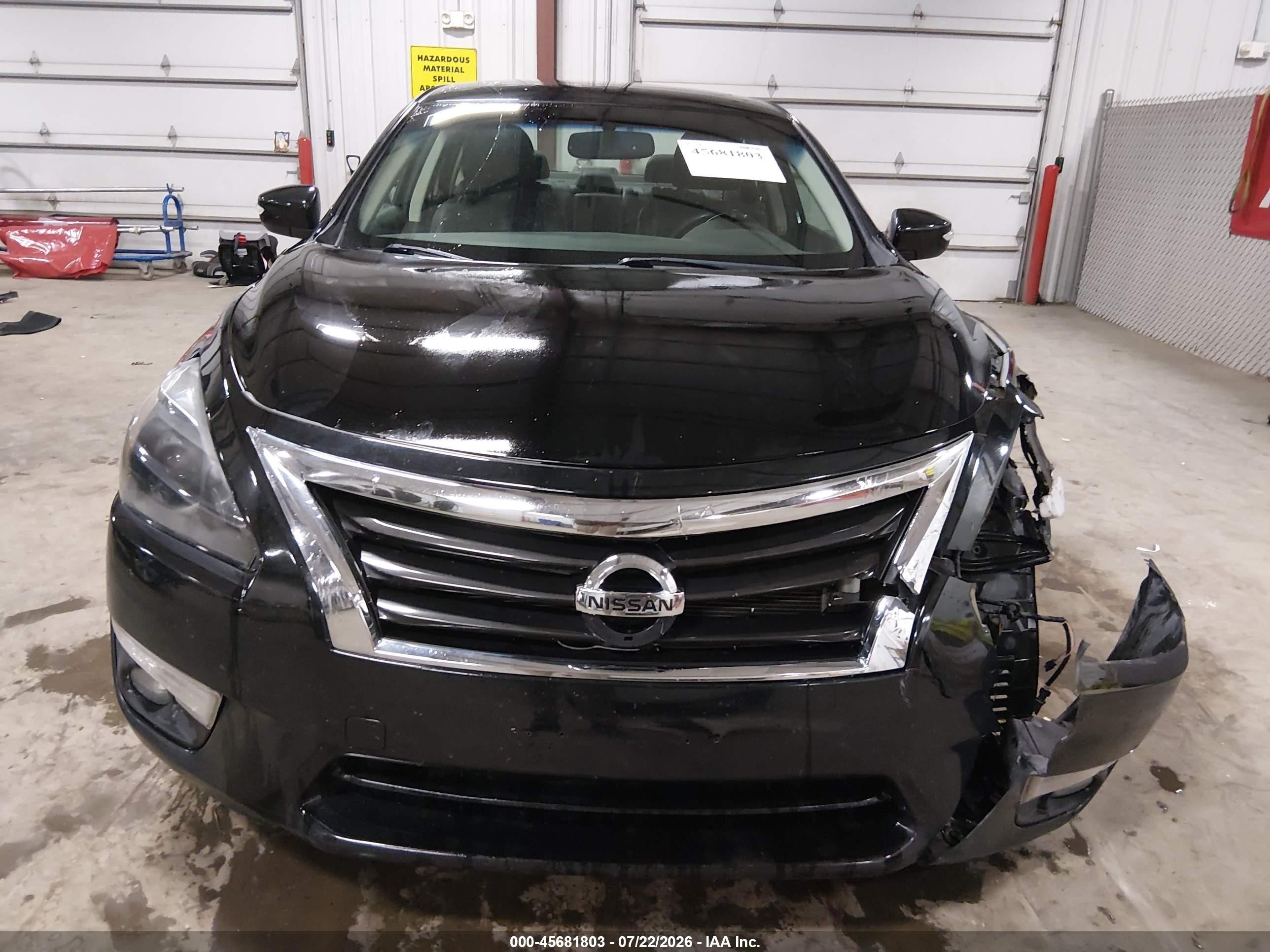 2015 Nissan Altima 2.5 Sl Black vin: 1N4AL3AP3FC101572