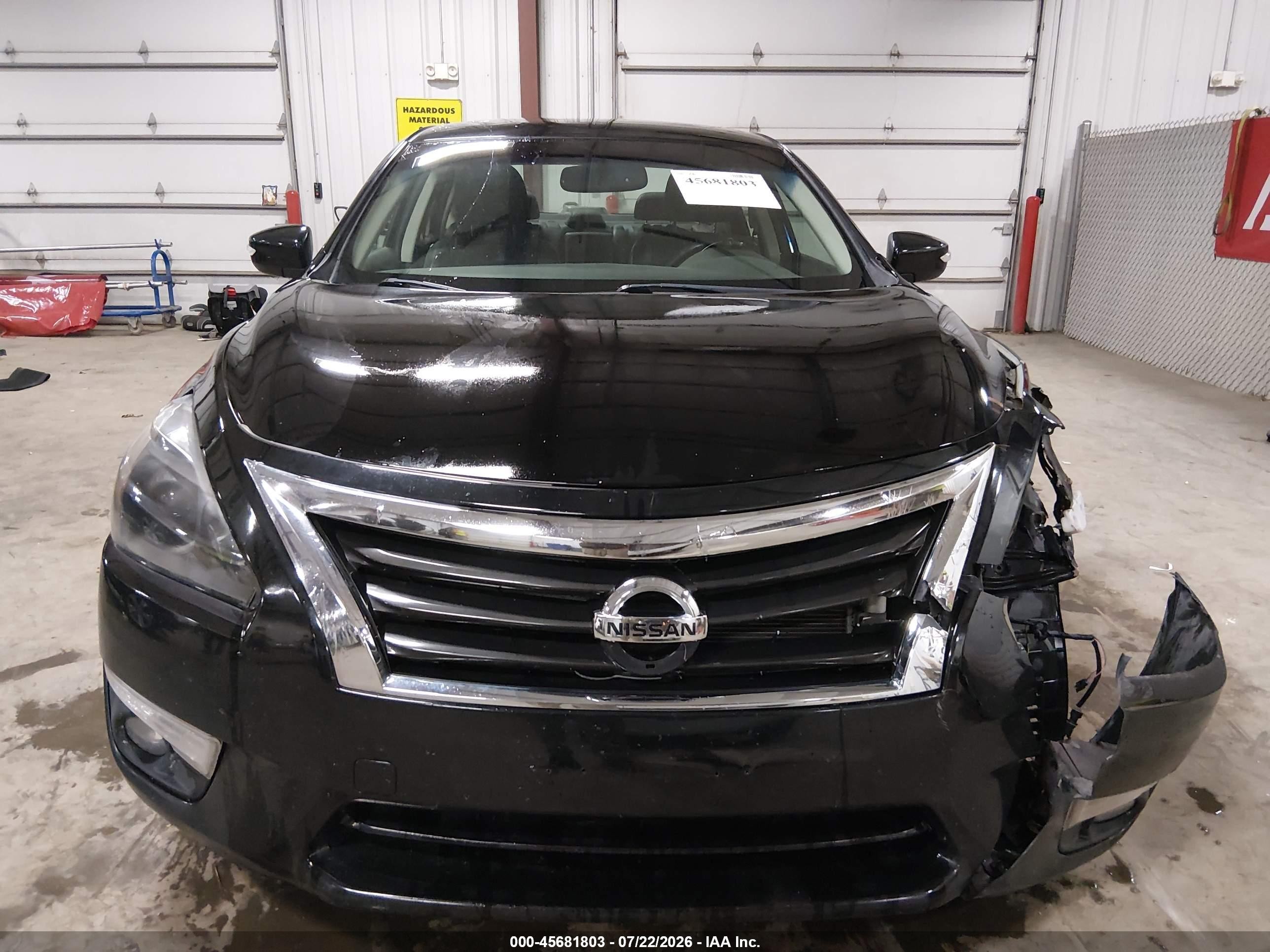2015 Nissan Altima 2.5 Sl Black vin: 1N4AL3AP3FC101572