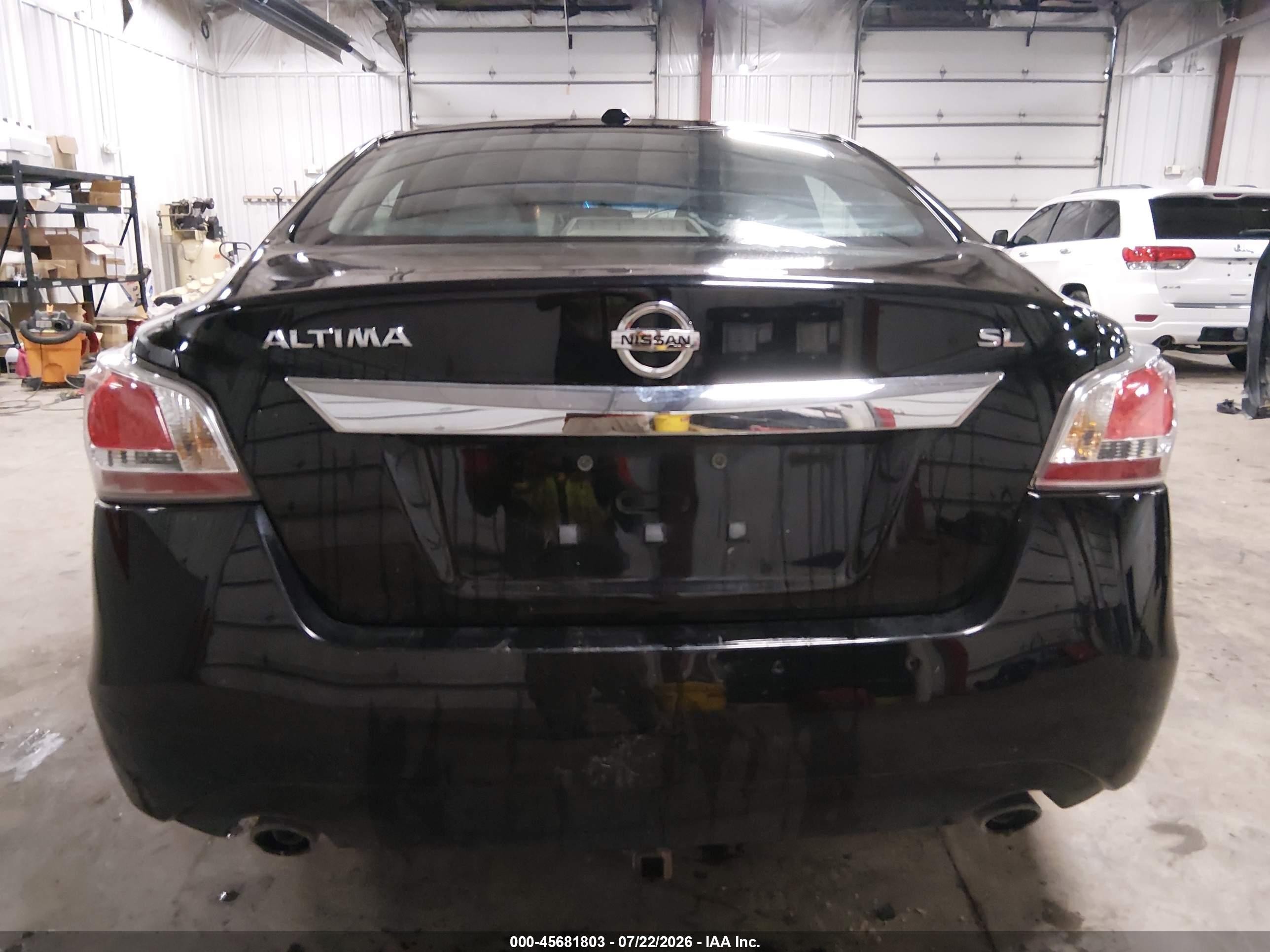 2015 Nissan Altima 2.5 Sl Black vin: 1N4AL3AP3FC101572