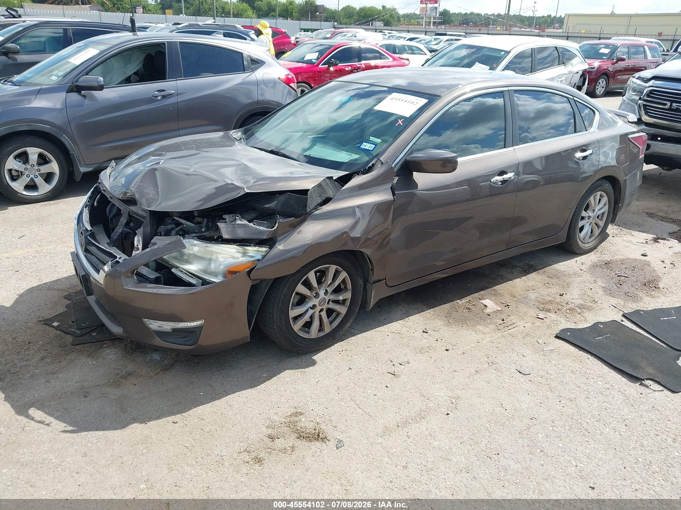 2015 Nissan Altima 2.5 S Tan vin: 1N4AL3AP3FC105217
