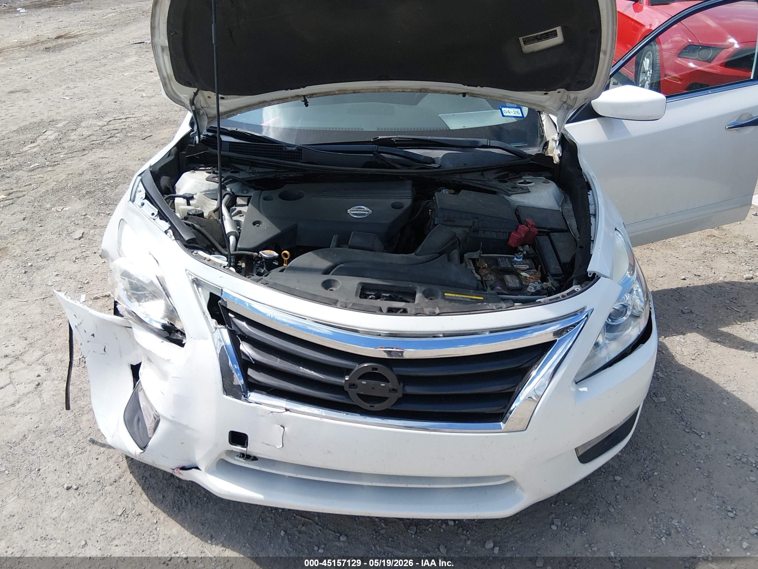 2015 Nissan Altima 2.5 S White vin: 1N4AL3AP3FC127119