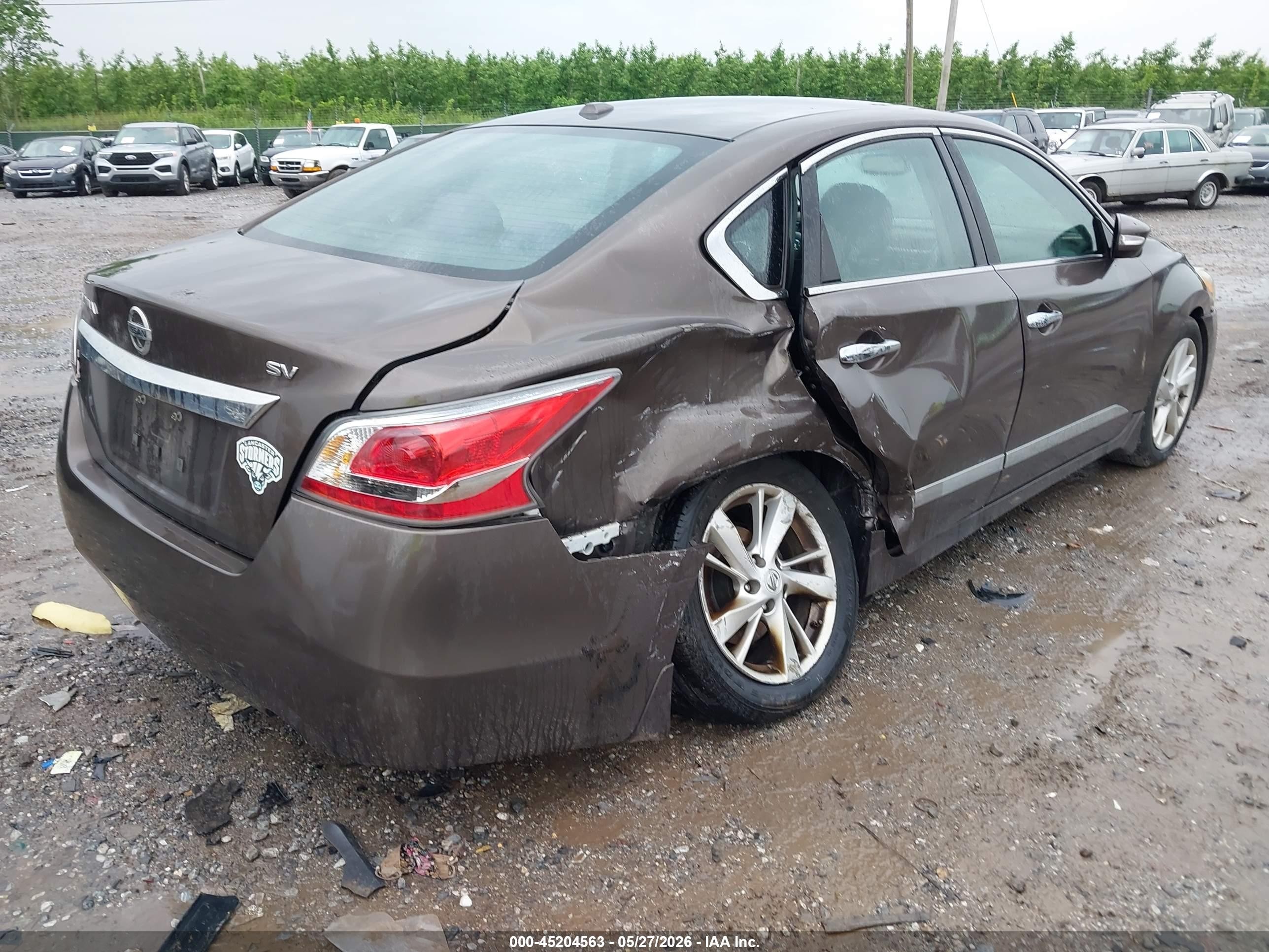 2015 Nissan Altima 2.5 Sv Коричневый vin: 1N4AL3AP3FC138749