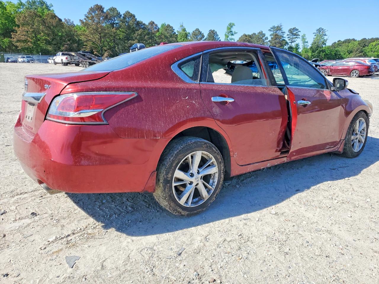 2015 Nissan Altima 2.5 Sv Red vin: 1N4AL3AP3FC139769