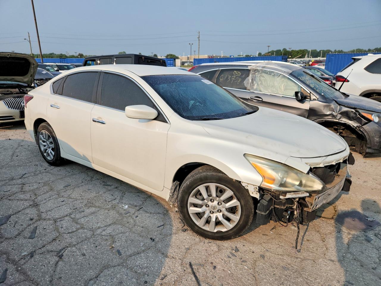 2015 Nissan Altima 2.5 S White vin: 1N4AL3AP3FC176014