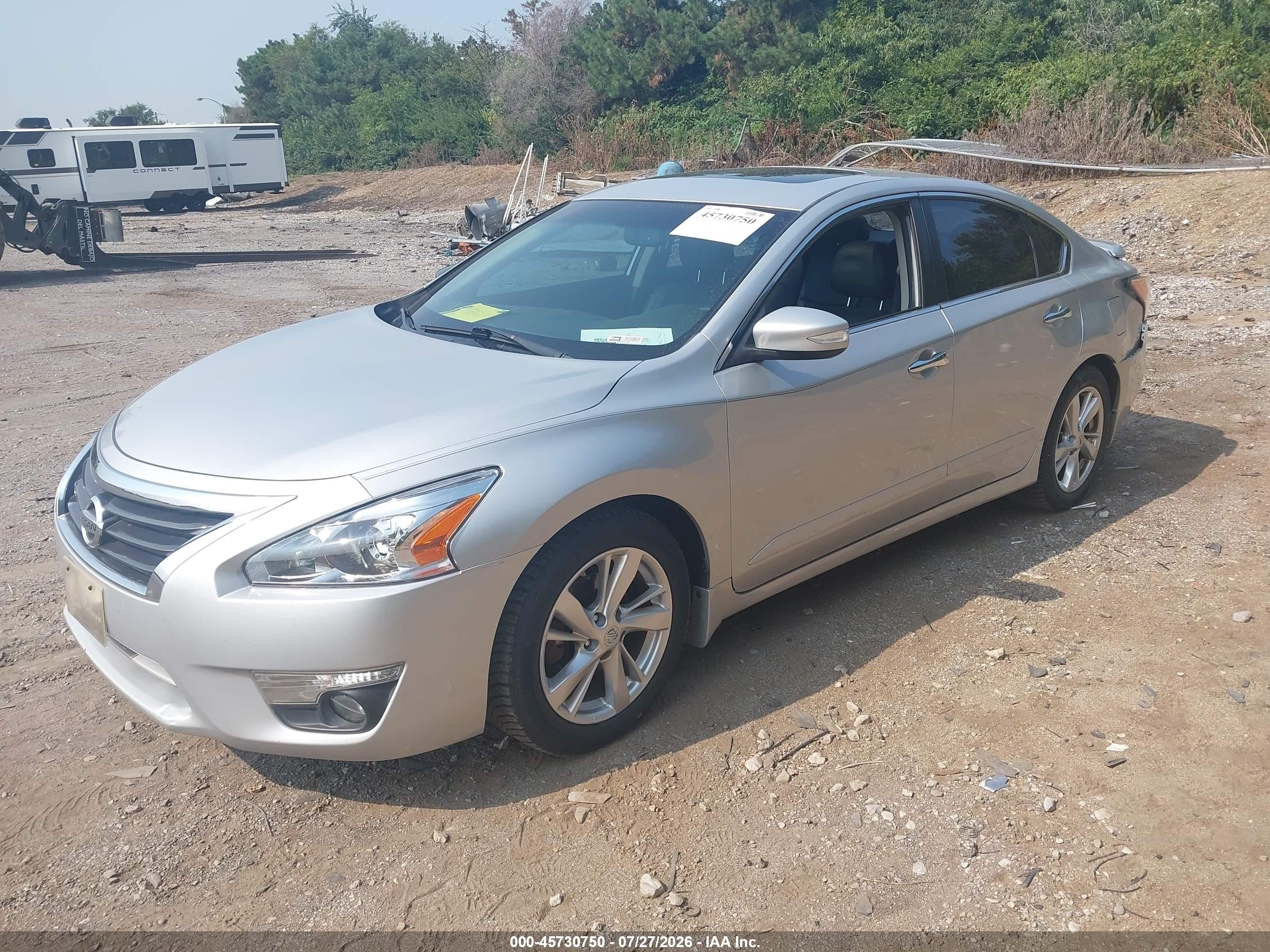 2015 Nissan Altima 2.5 Sl Серебряный vin: 1N4AL3AP3FC214857