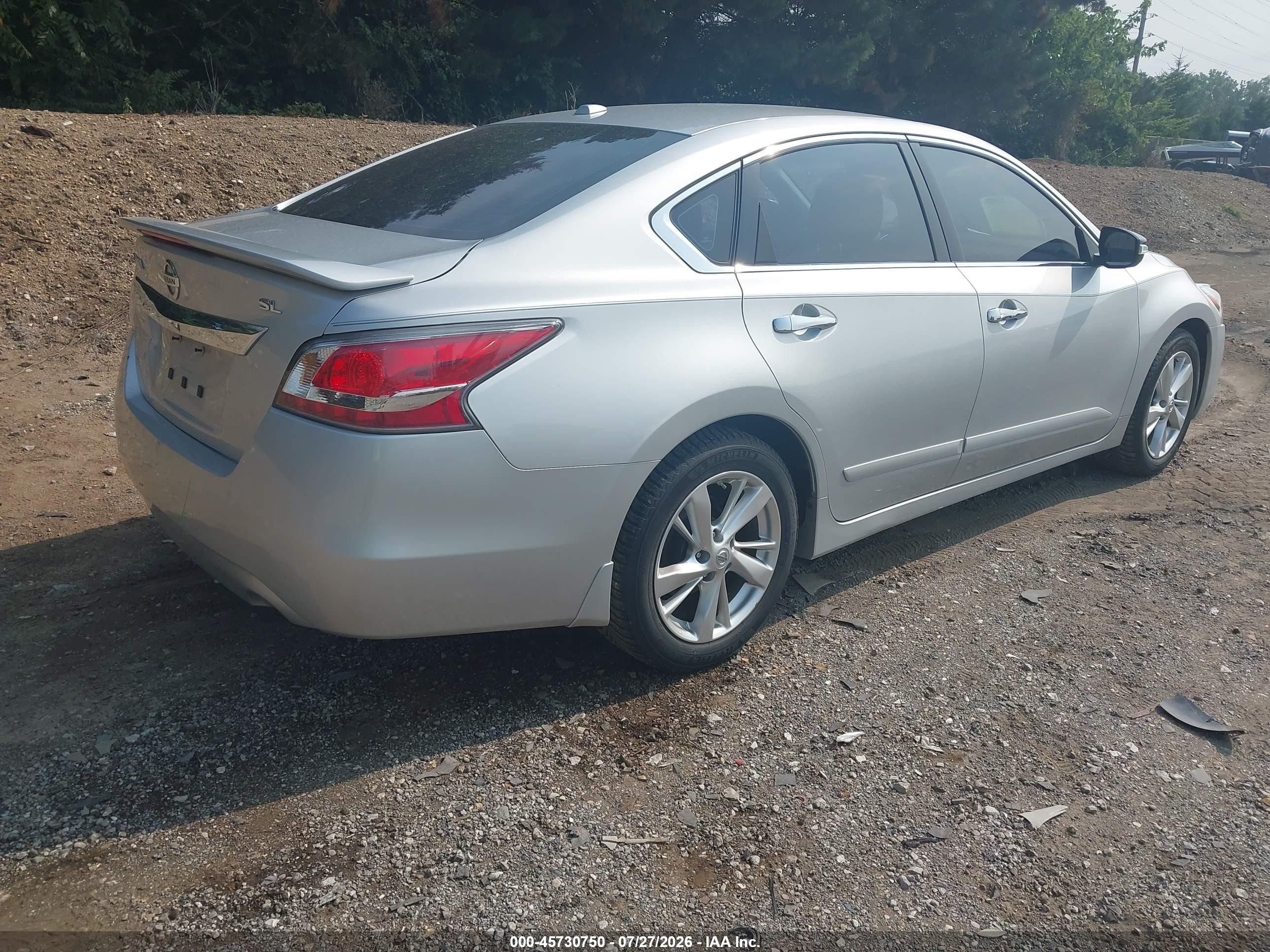 2015 Nissan Altima 2.5 Sl Серебряный vin: 1N4AL3AP3FC214857