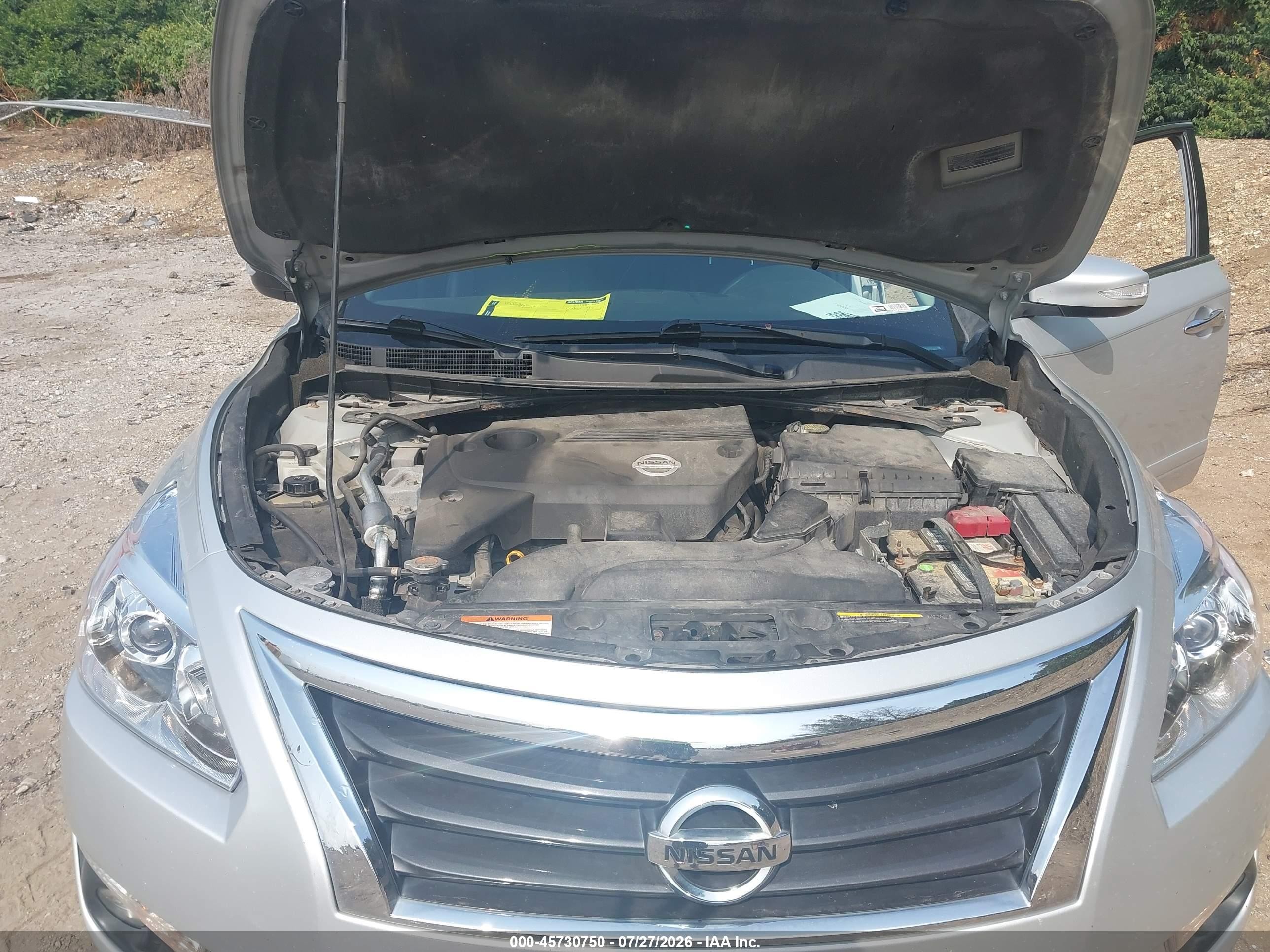 2015 Nissan Altima 2.5 Sl Серебряный vin: 1N4AL3AP3FC214857