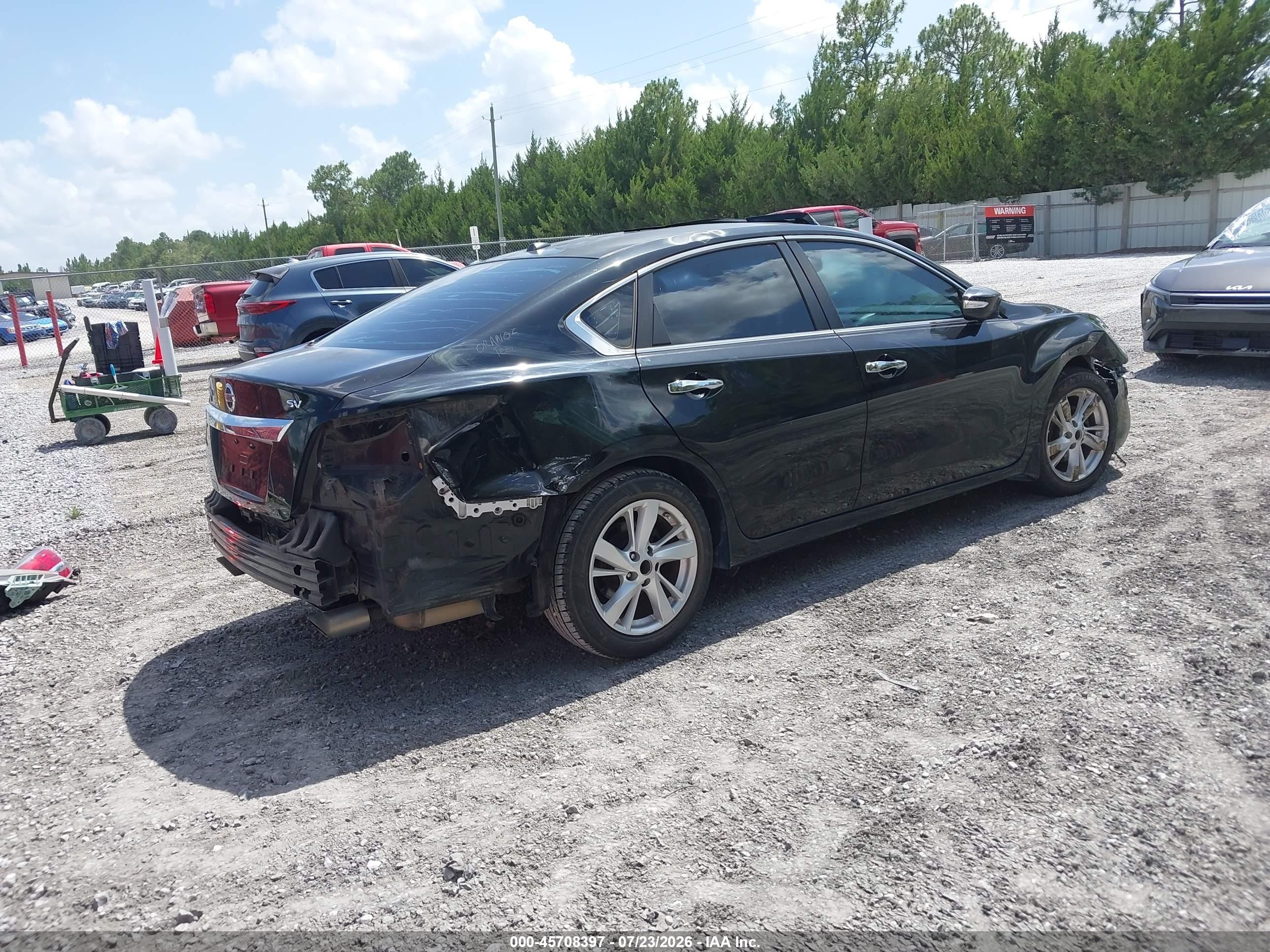 2015 Nissan Altima 2.5 Sv Black vin: 1N4AL3AP3FC237913
