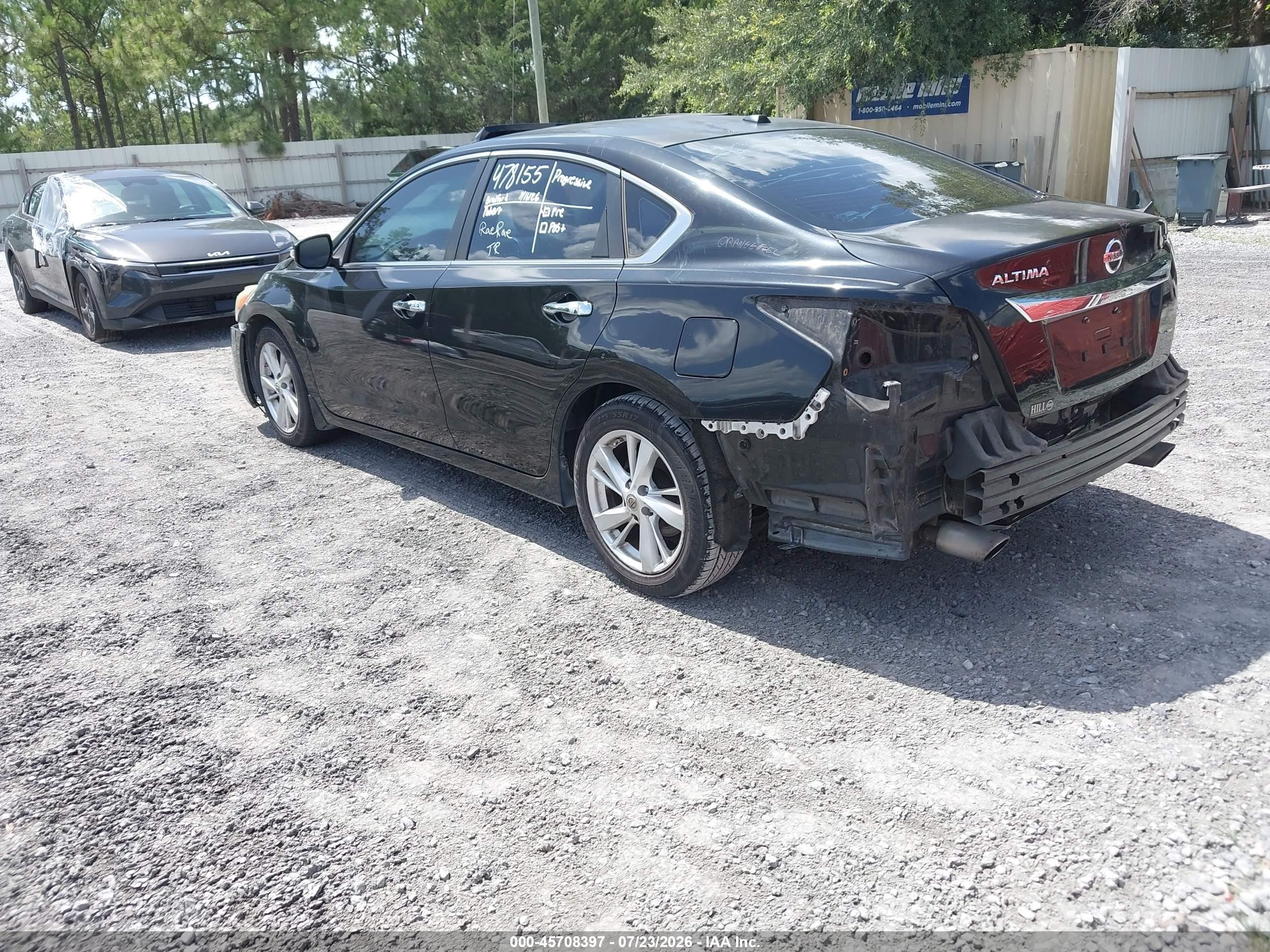 2015 Nissan Altima 2.5 Sv Black vin: 1N4AL3AP3FC237913
