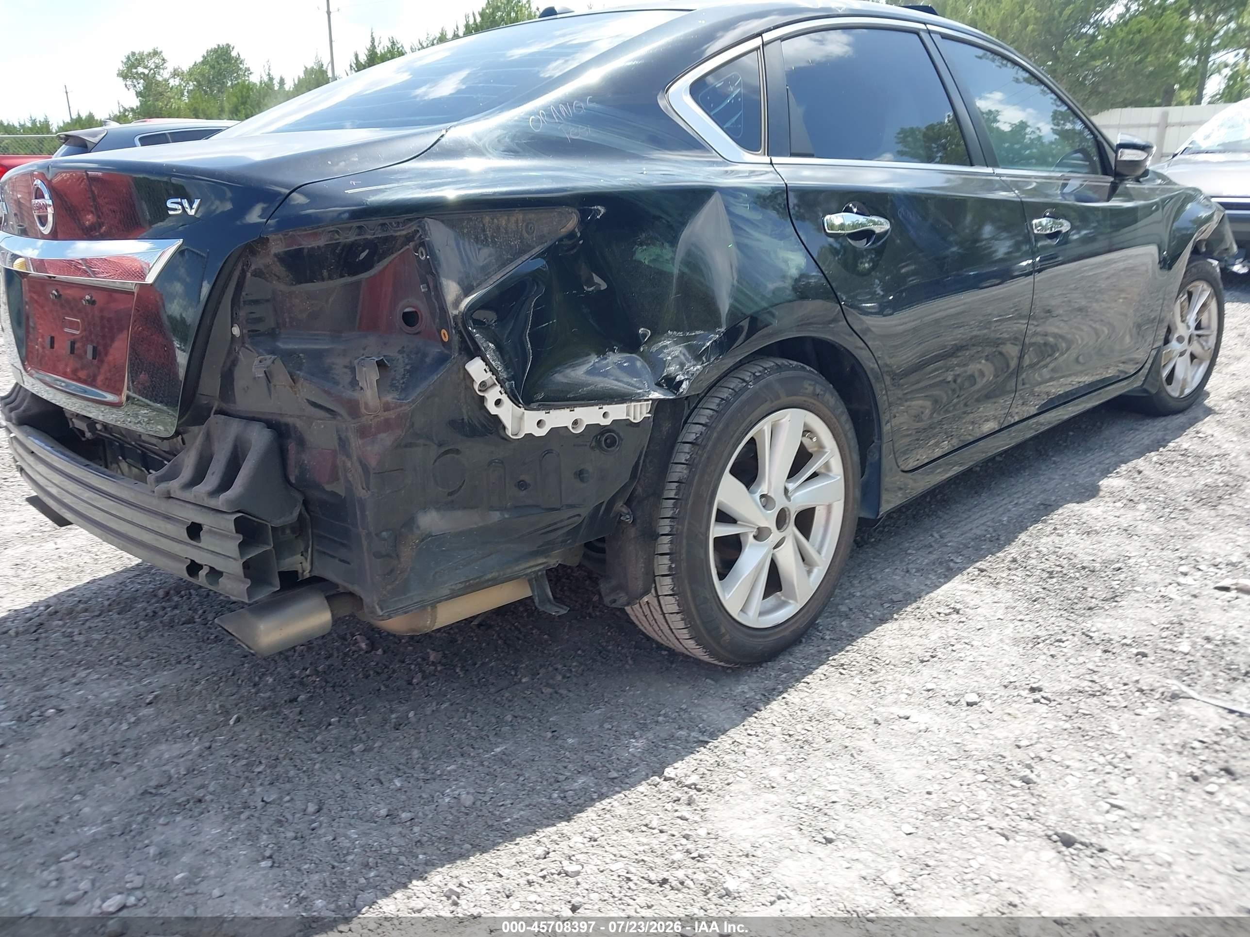 2015 Nissan Altima 2.5 Sv Black vin: 1N4AL3AP3FC237913