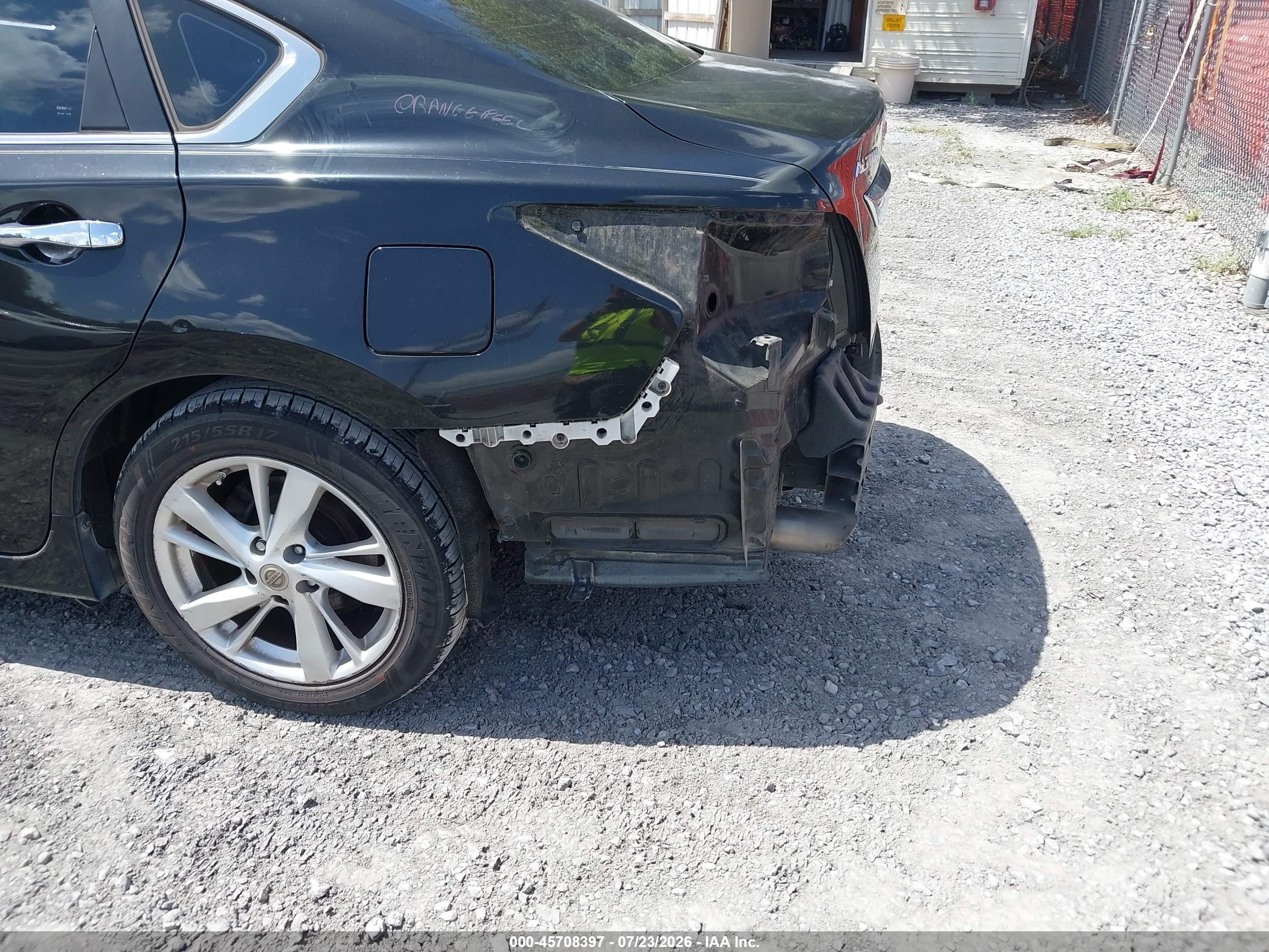 2015 Nissan Altima 2.5 Sv Black vin: 1N4AL3AP3FC237913