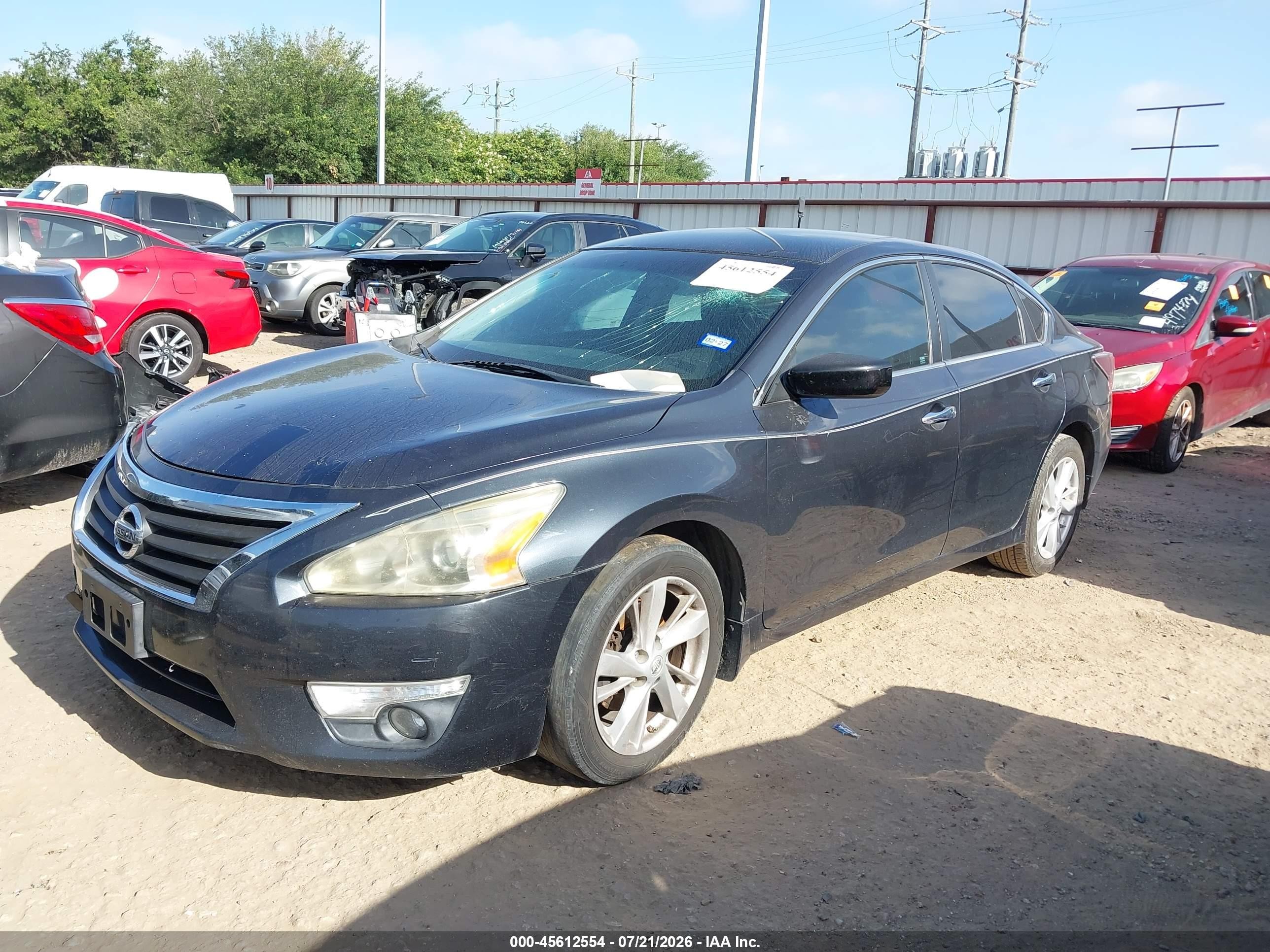 2015 Nissan Altima 2.5 Sv Blue vin: 1N4AL3AP3FC244120