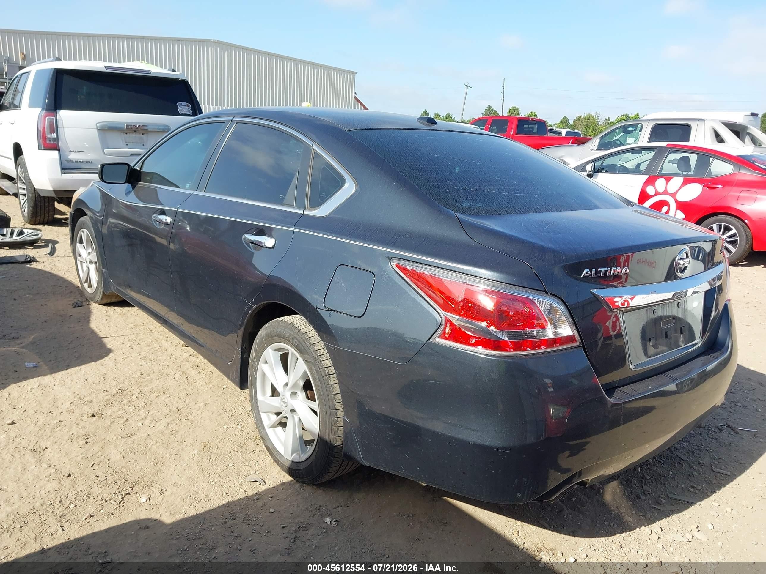 2015 Nissan Altima 2.5 Sv Blue vin: 1N4AL3AP3FC244120