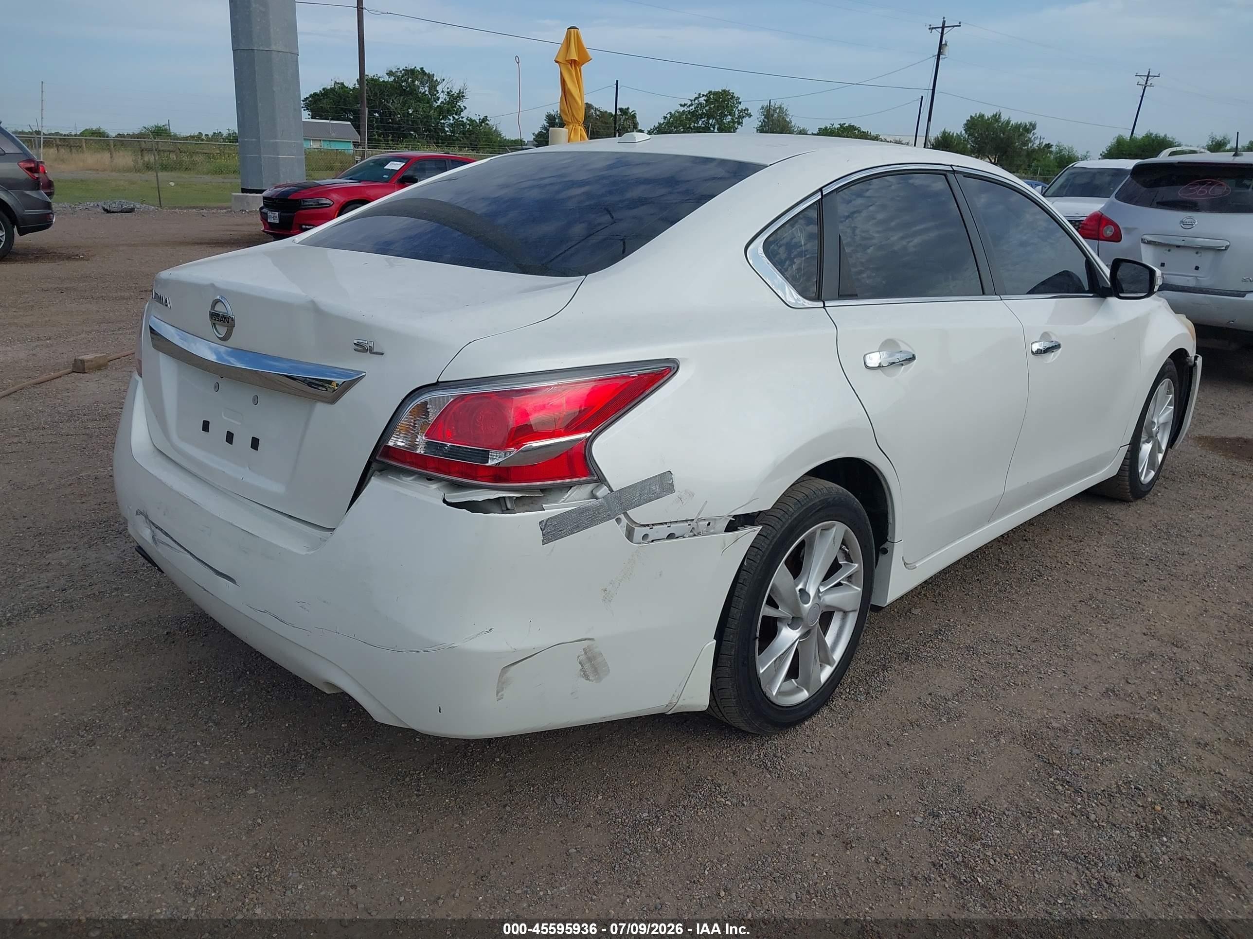 2015 Nissan Altima 2.5 Sl White vin: 1N4AL3AP3FC245803