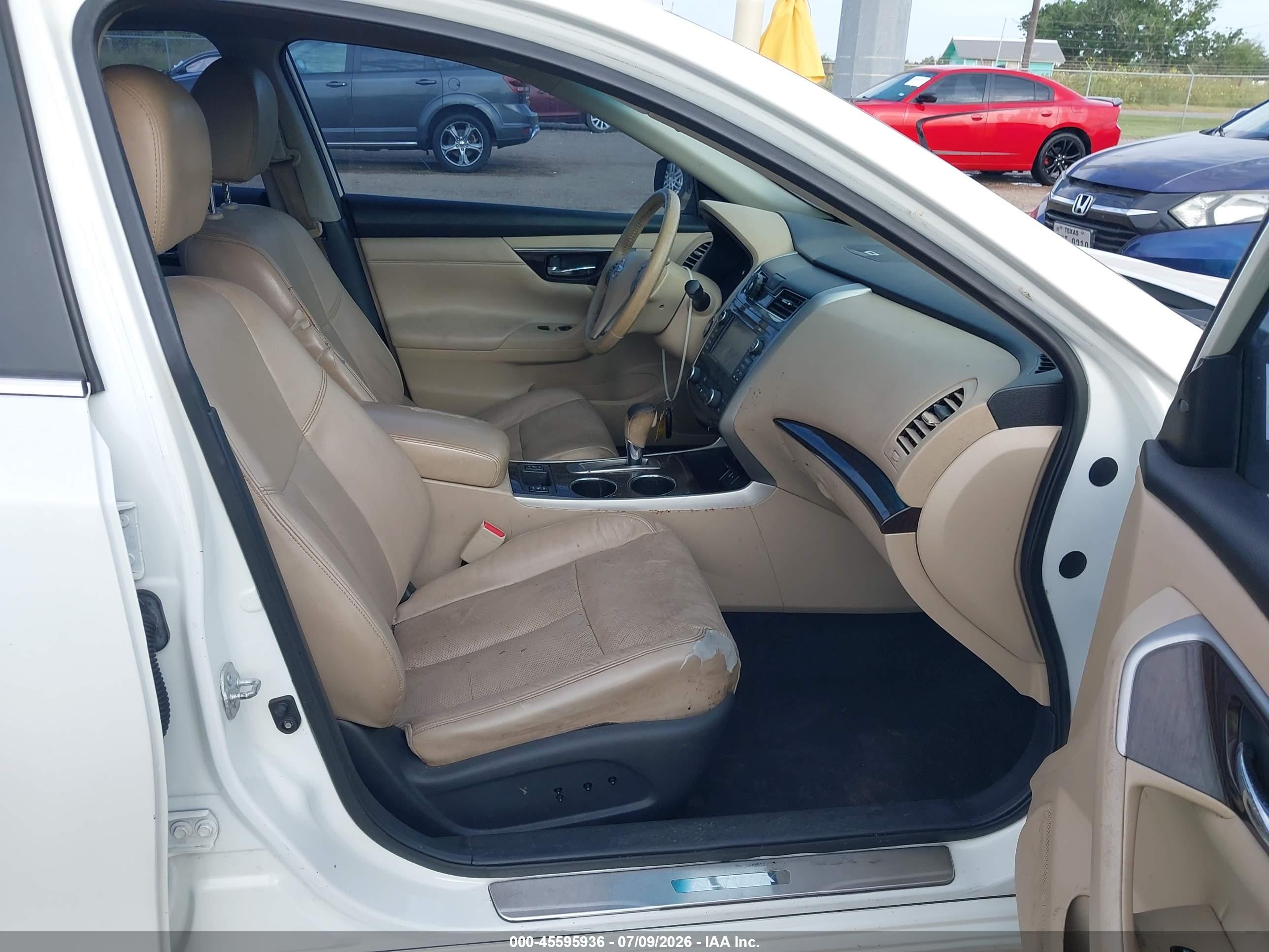 2015 Nissan Altima 2.5 Sl White vin: 1N4AL3AP3FC245803