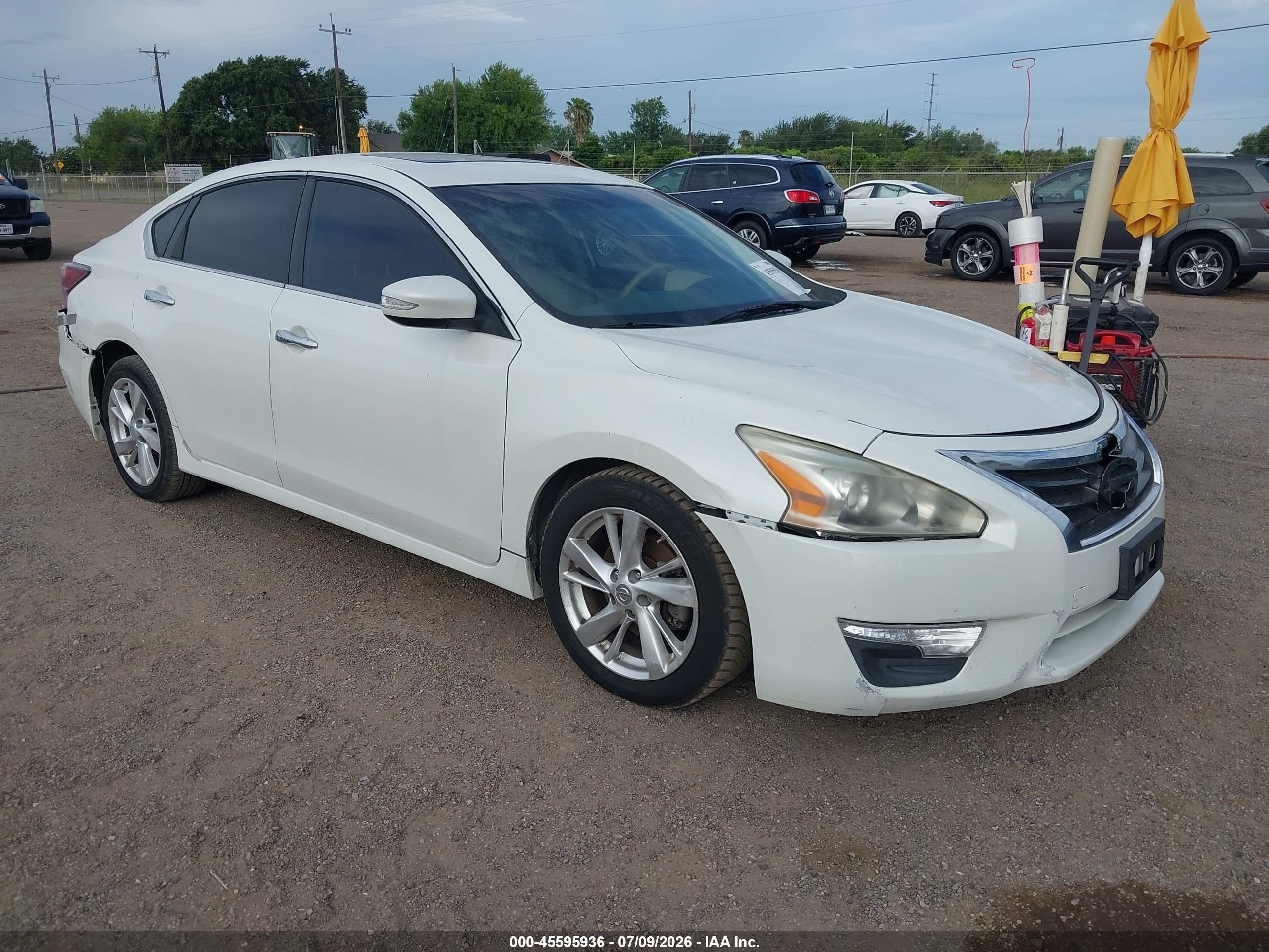 2015 Nissan Altima 2.5 Sl White vin: 1N4AL3AP3FC245803