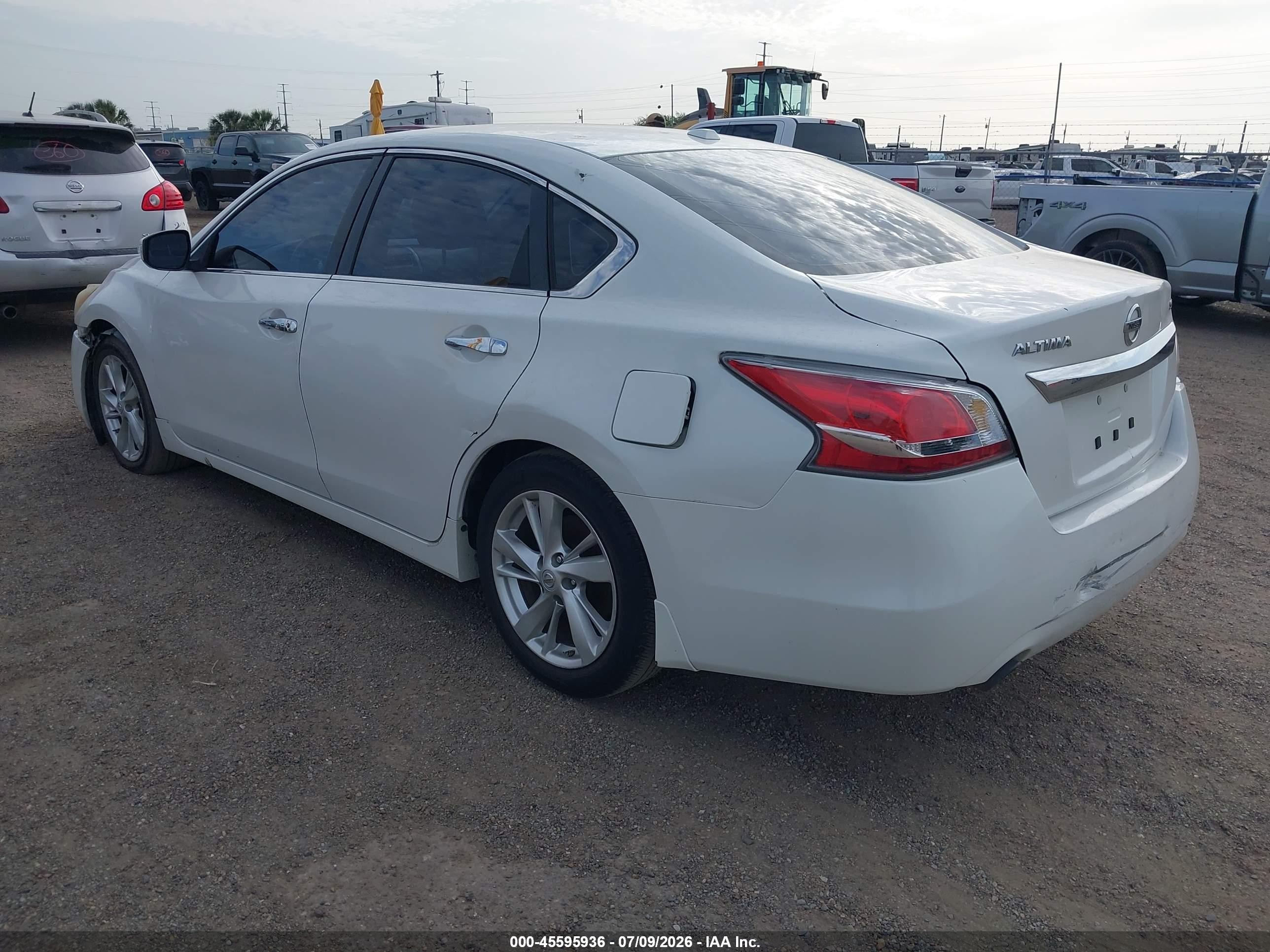 2015 Nissan Altima 2.5 Sl White vin: 1N4AL3AP3FC245803