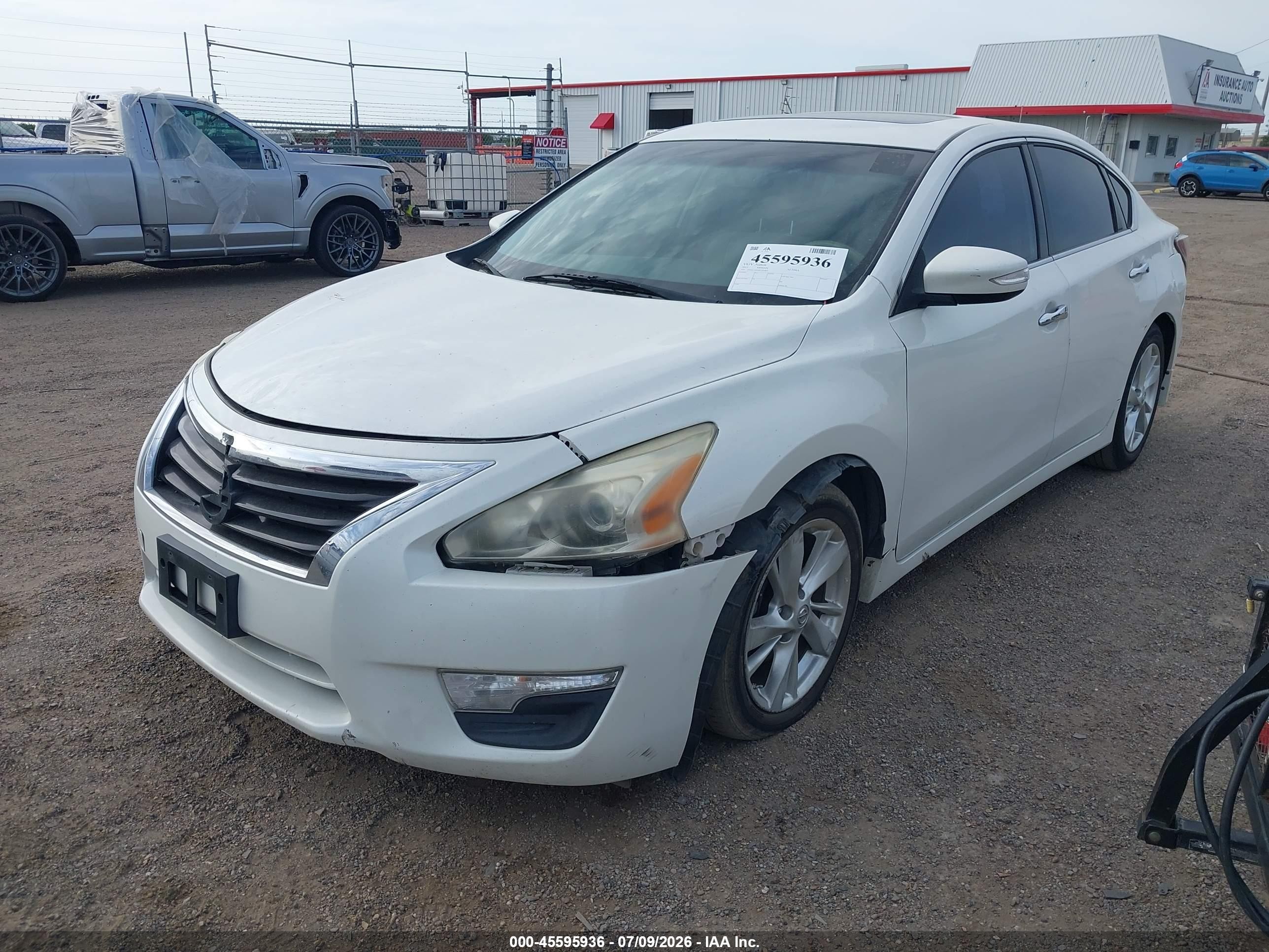 2015 Nissan Altima 2.5 Sl White vin: 1N4AL3AP3FC245803