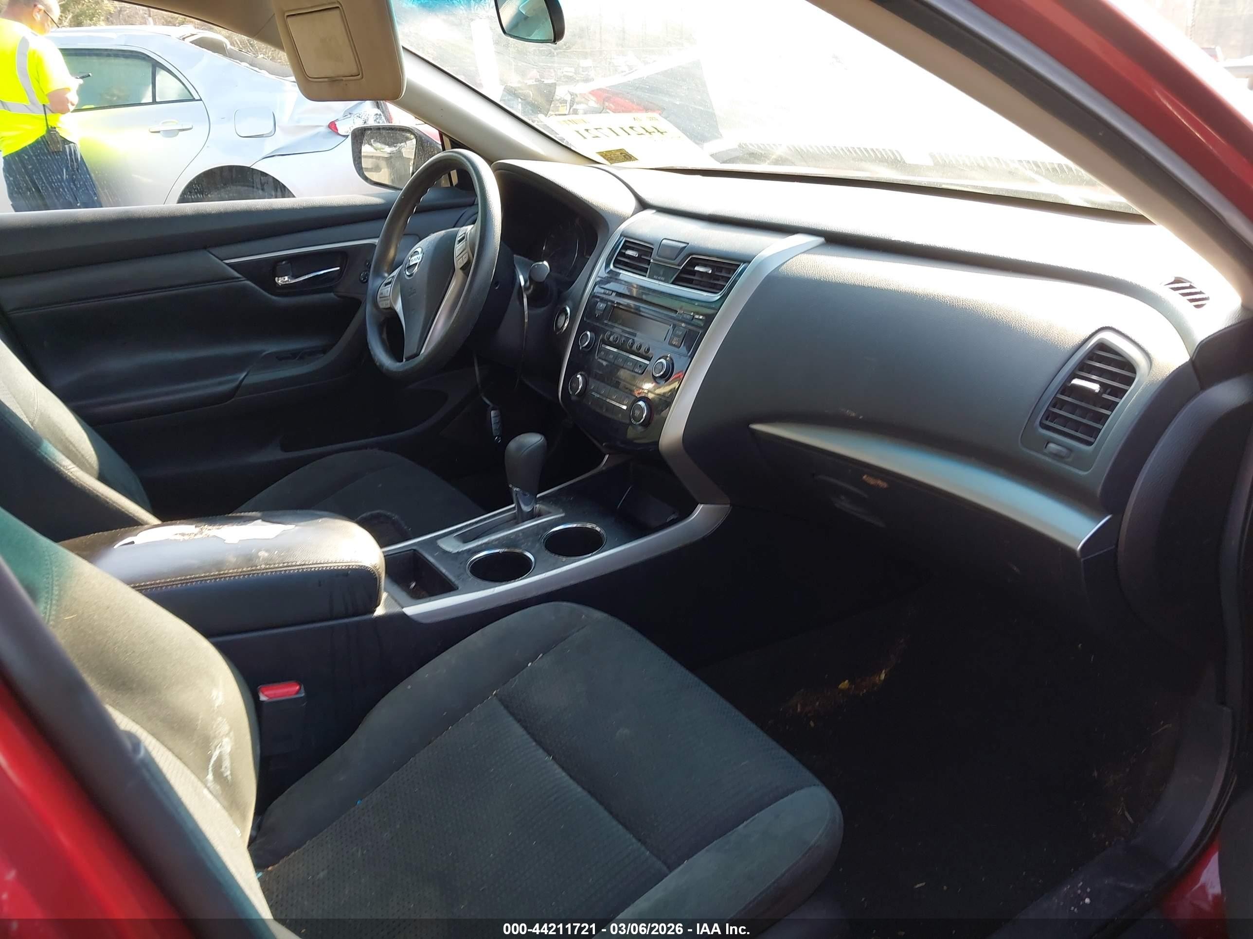 2015 Nissan Altima 2.5/2.5 S/2.5 Sl/2.5 Sv Burgundy vin: 1N4AL3AP3FC253545