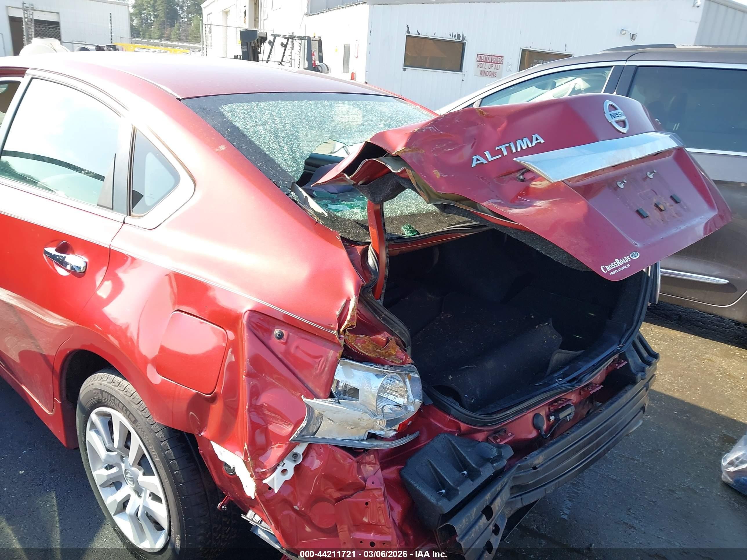 2015 Nissan Altima 2.5/2.5 S/2.5 Sl/2.5 Sv Burgundy vin: 1N4AL3AP3FC253545