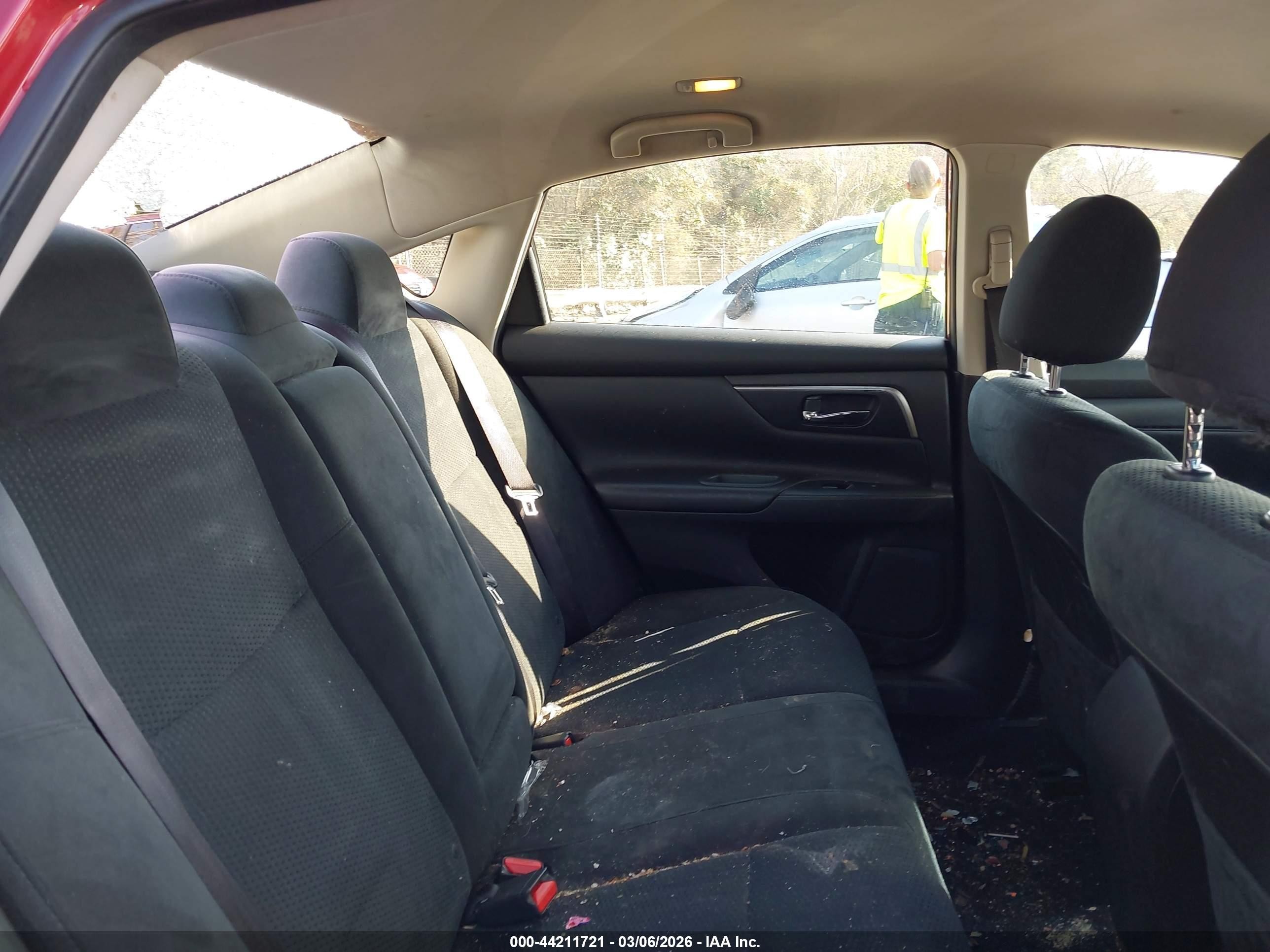 2015 Nissan Altima 2.5/2.5 S/2.5 Sl/2.5 Sv Burgundy vin: 1N4AL3AP3FC253545
