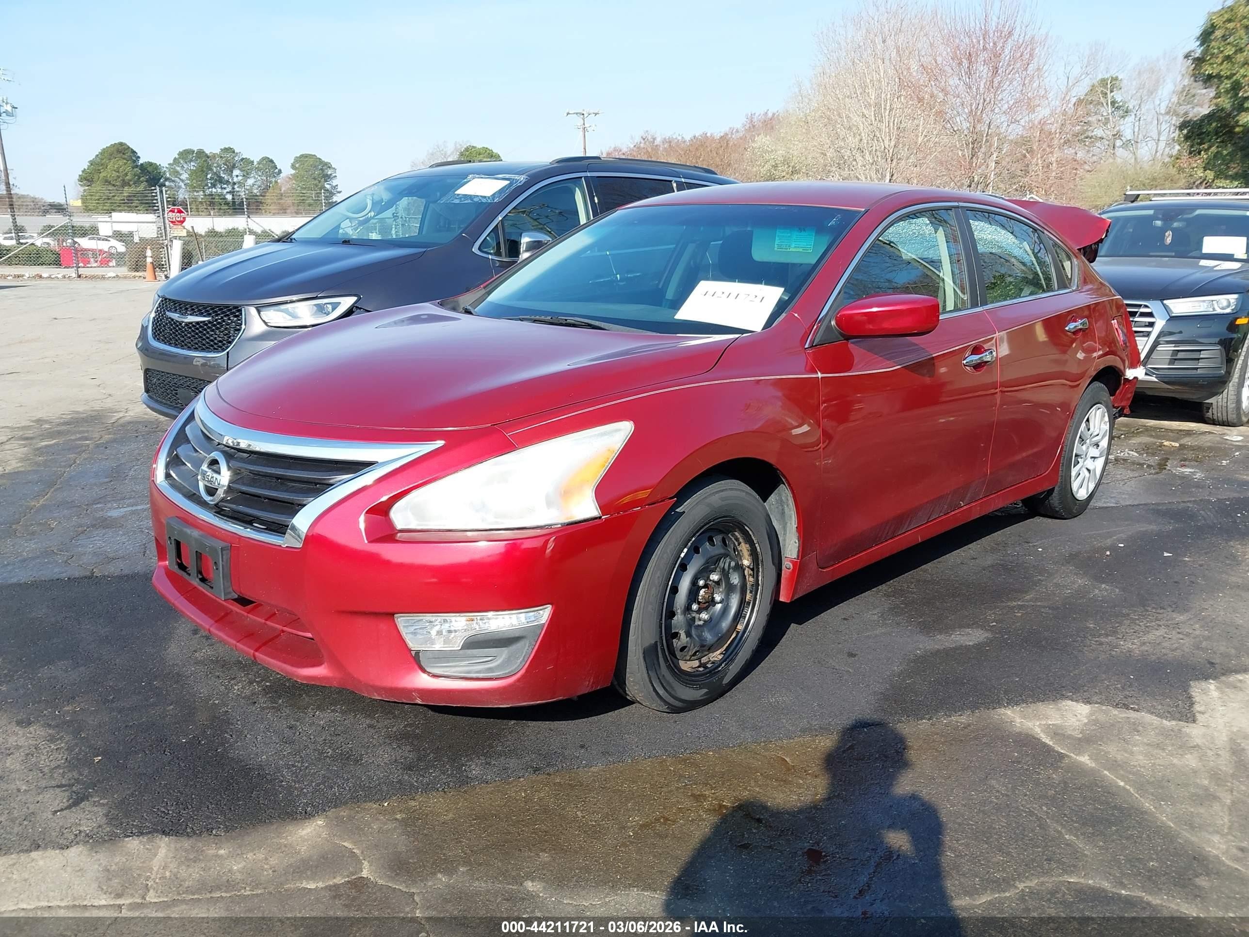 2015 Nissan Altima 2.5/2.5 S/2.5 Sl/2.5 Sv Burgundy vin: 1N4AL3AP3FC253545