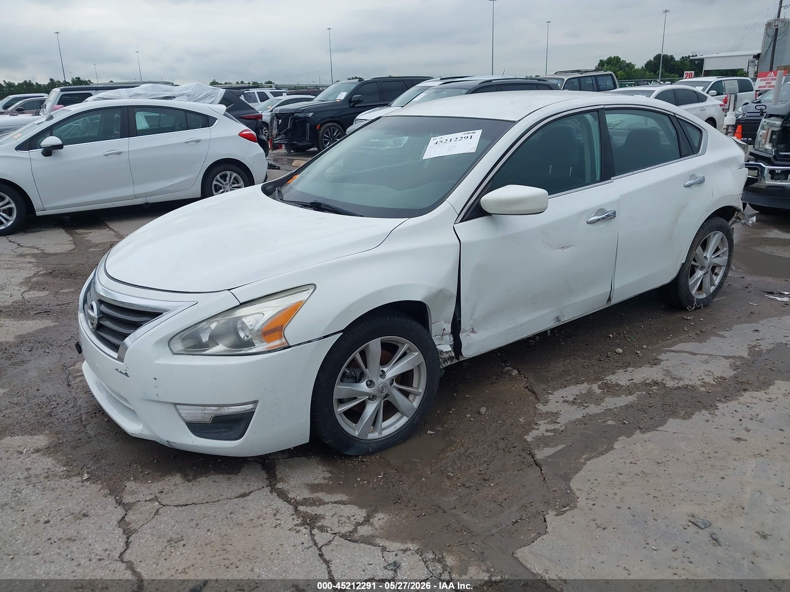 2015 Nissan Altima 2.5 Sv White vin: 1N4AL3AP3FC253867