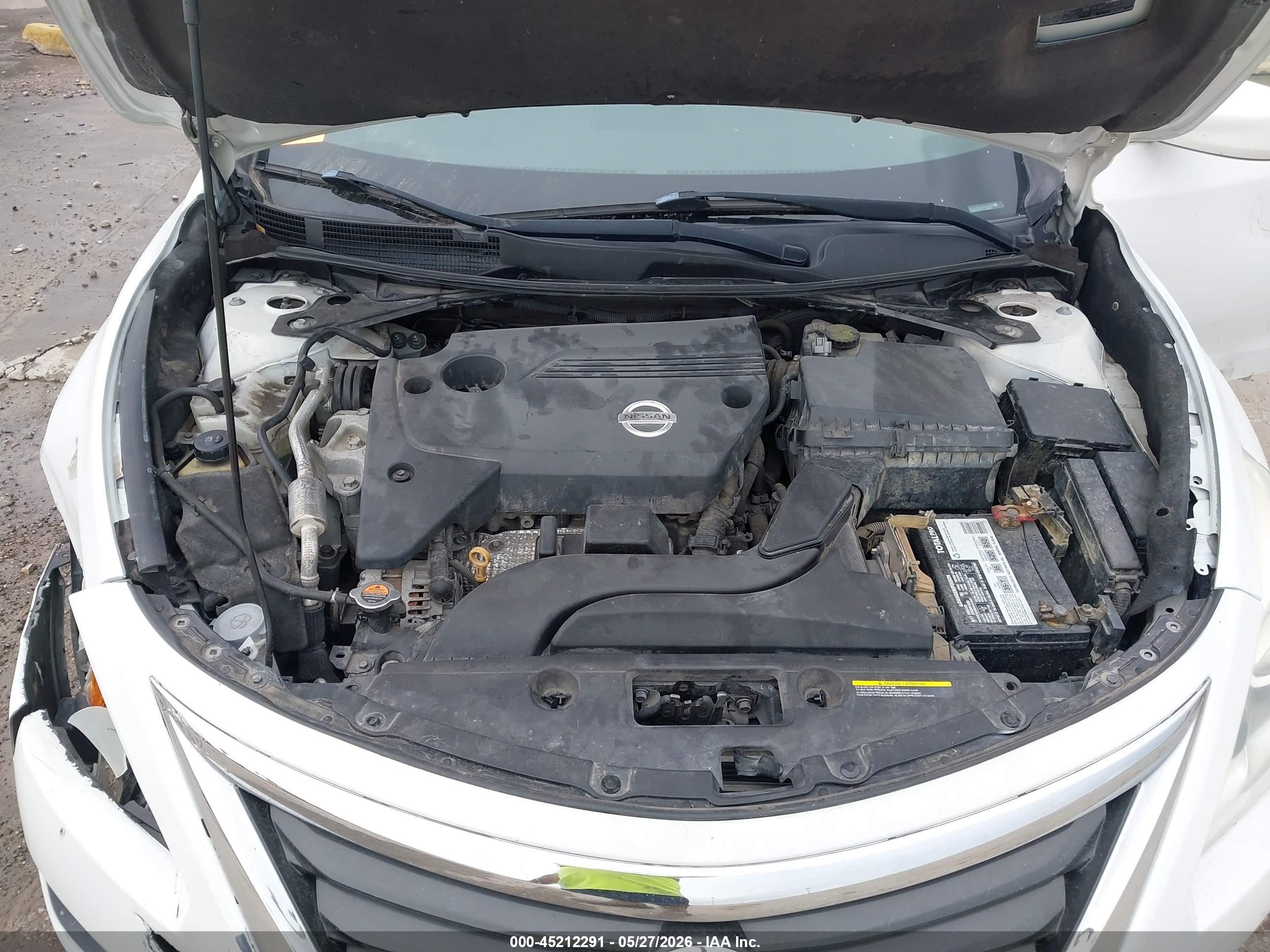 2015 Nissan Altima 2.5 Sv White vin: 1N4AL3AP3FC253867