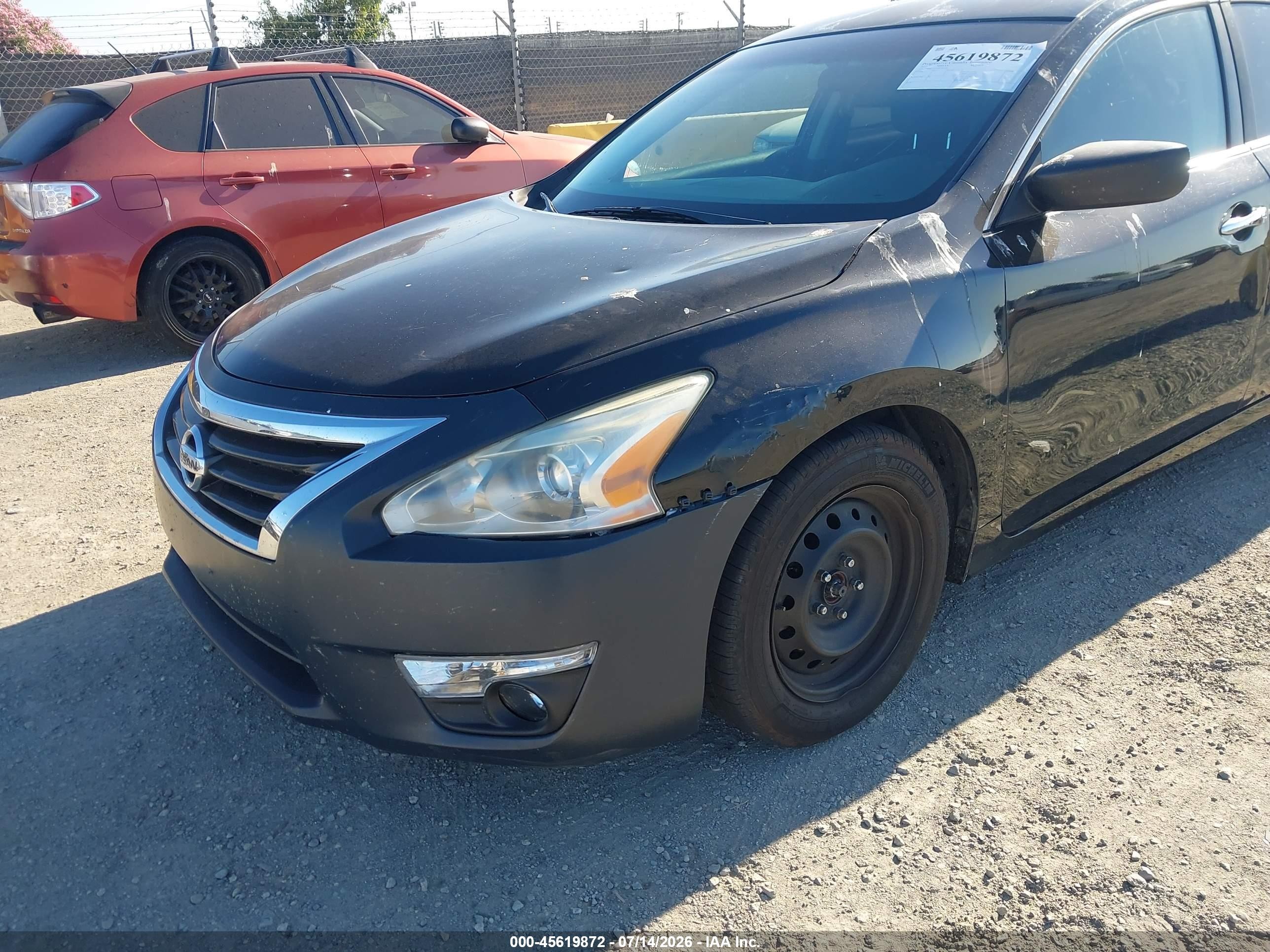 2015 Nissan Altima 2.5 S Черный vin: 1N4AL3AP3FC261483