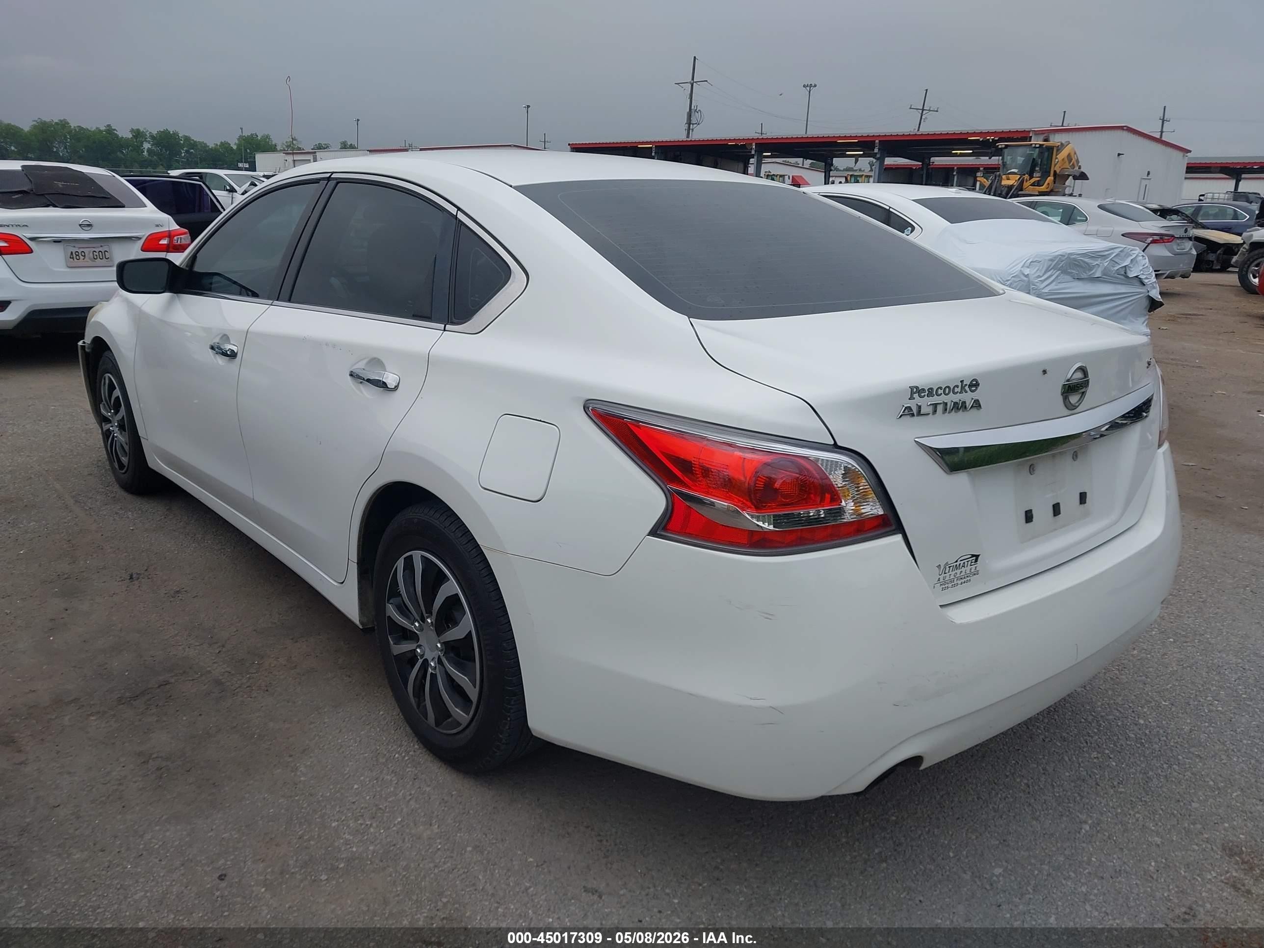 2015 Nissan Altima 2.5/2.5 S/2.5 Sl/2.5 Sv Белый vin: 1N4AL3AP3FC275674