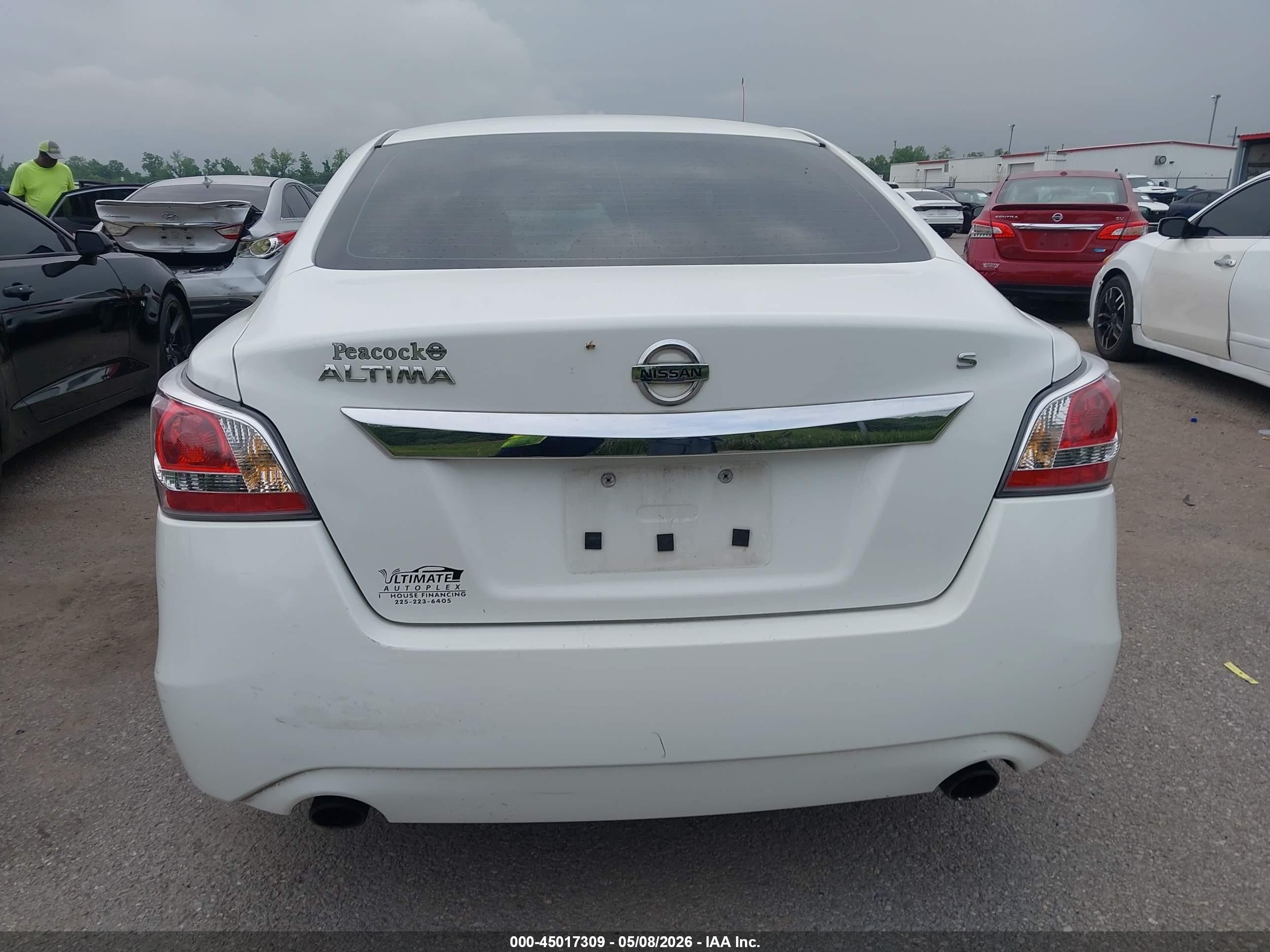 2015 Nissan Altima 2.5/2.5 S/2.5 Sl/2.5 Sv Белый vin: 1N4AL3AP3FC275674