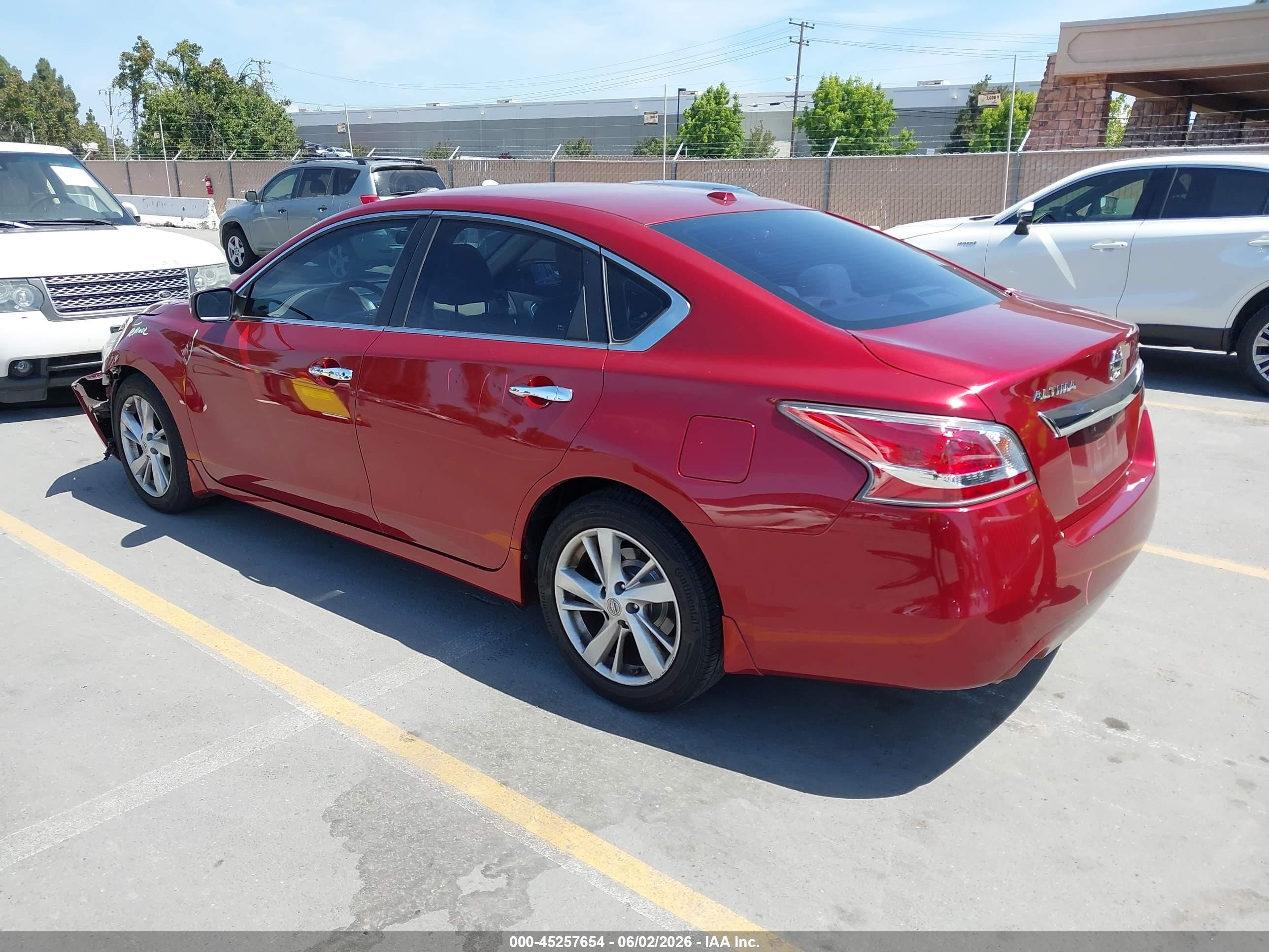 2015 Nissan Altima 2.5 Sv Red vin: 1N4AL3AP3FC277294