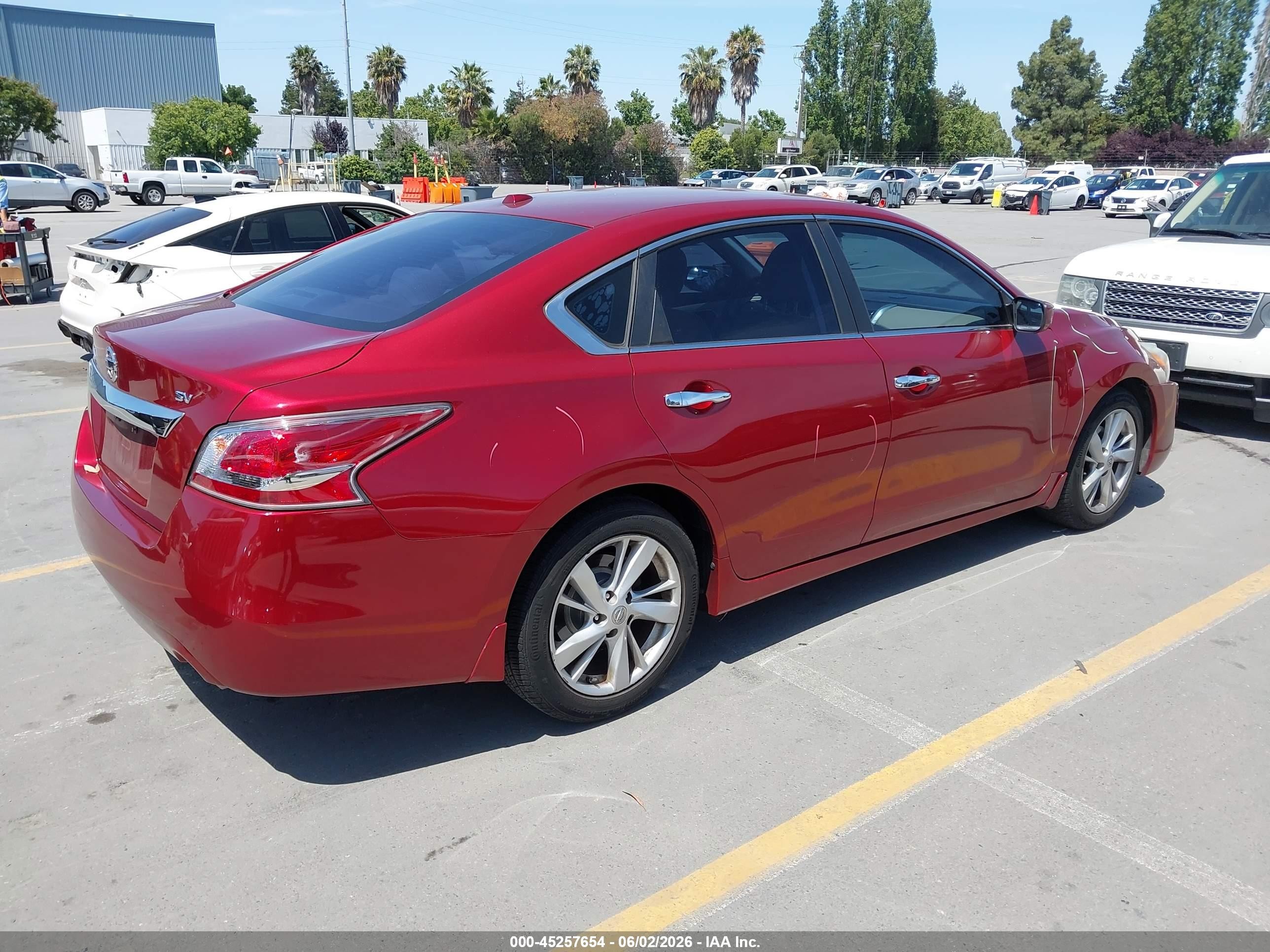 2015 Nissan Altima 2.5 Sv Red vin: 1N4AL3AP3FC277294