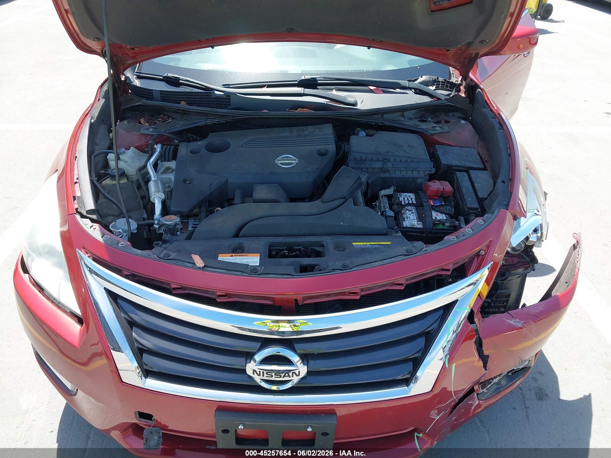 2015 Nissan Altima 2.5 Sv Red vin: 1N4AL3AP3FC277294