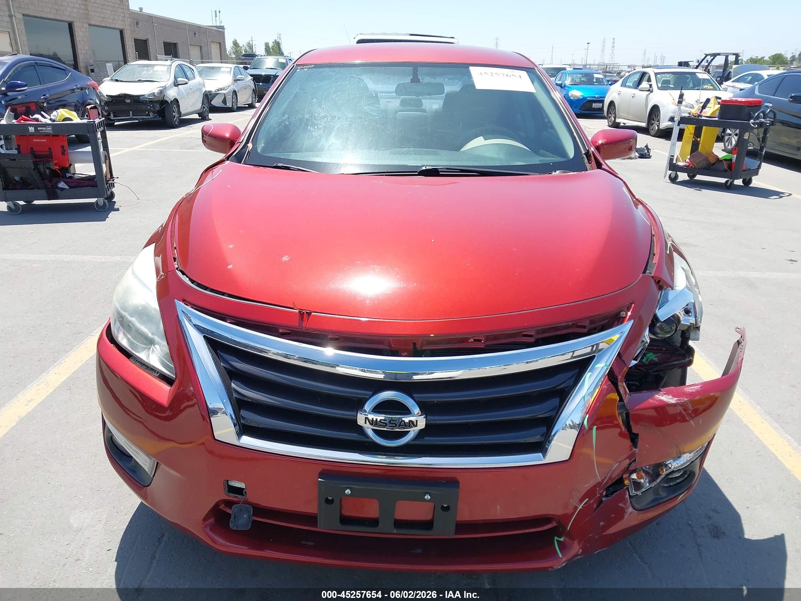 2015 Nissan Altima 2.5 Sv Red vin: 1N4AL3AP3FC277294