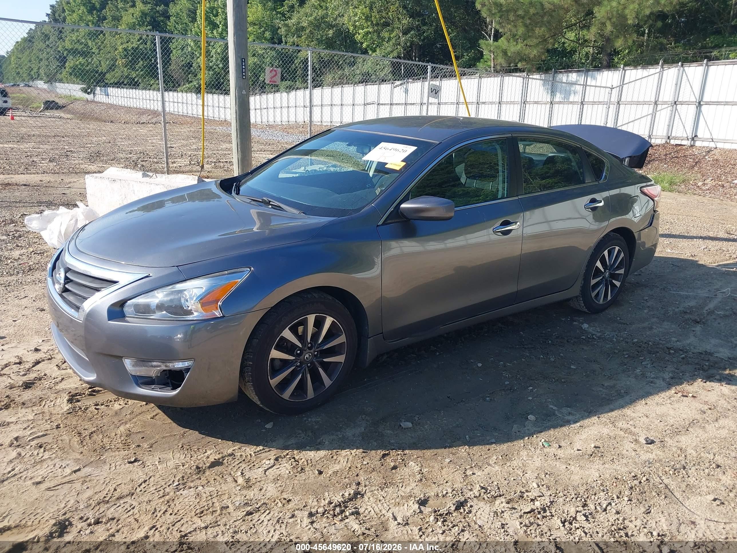 2015 Nissan Altima 2.5 S Gray vin: 1N4AL3AP3FC415626