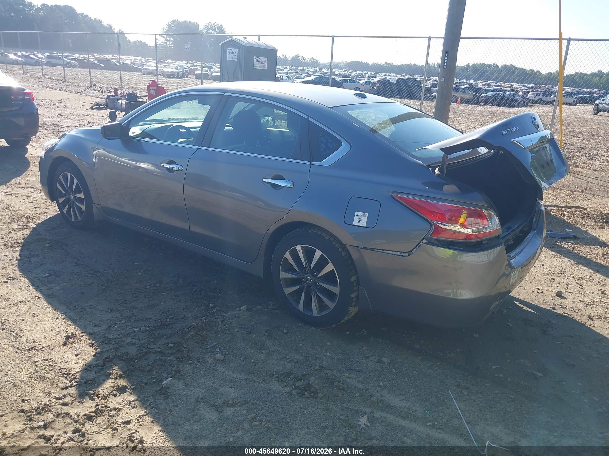 2015 Nissan Altima 2.5 S Gray vin: 1N4AL3AP3FC415626