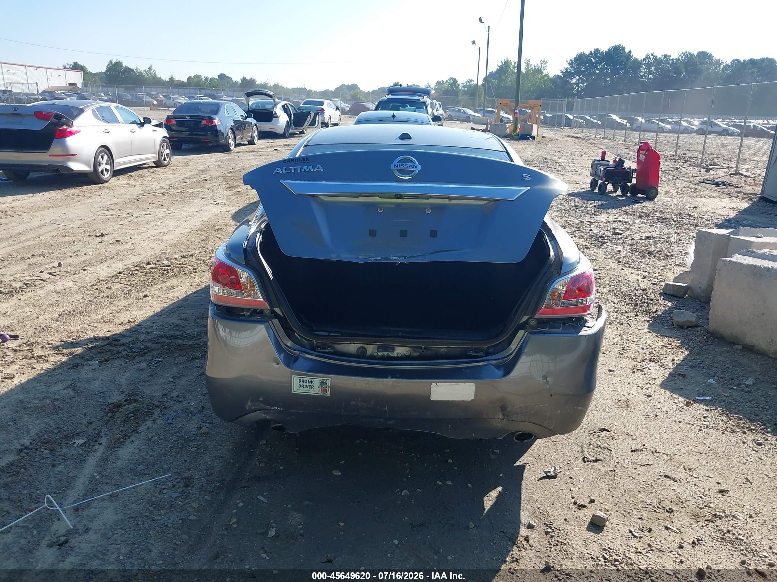 2015 Nissan Altima 2.5 S Gray vin: 1N4AL3AP3FC415626